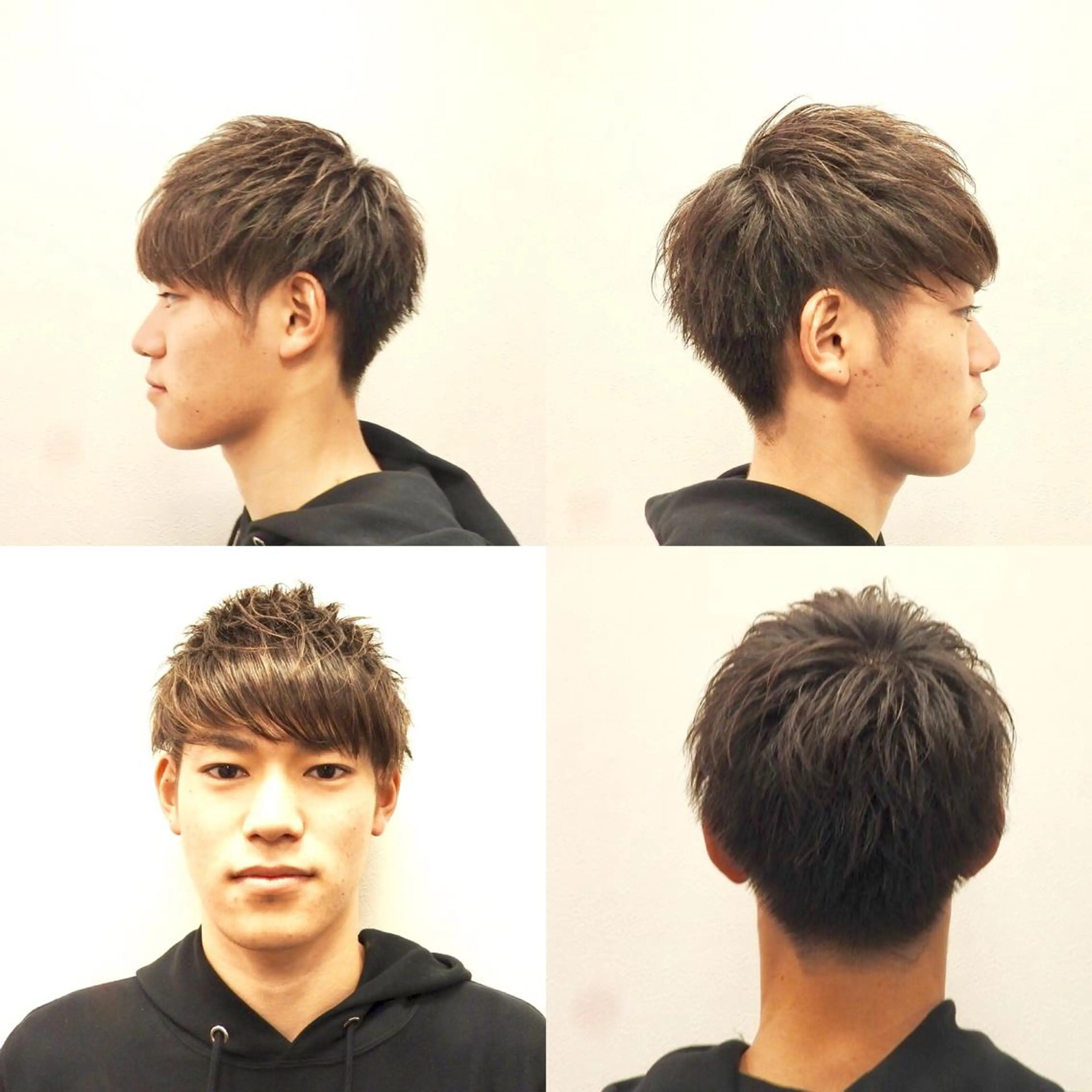 ミディアム メンズ マッシュ 刈り上げ カット ヘアセット 前田賢生 ご新規様はNGのヘアスタイル