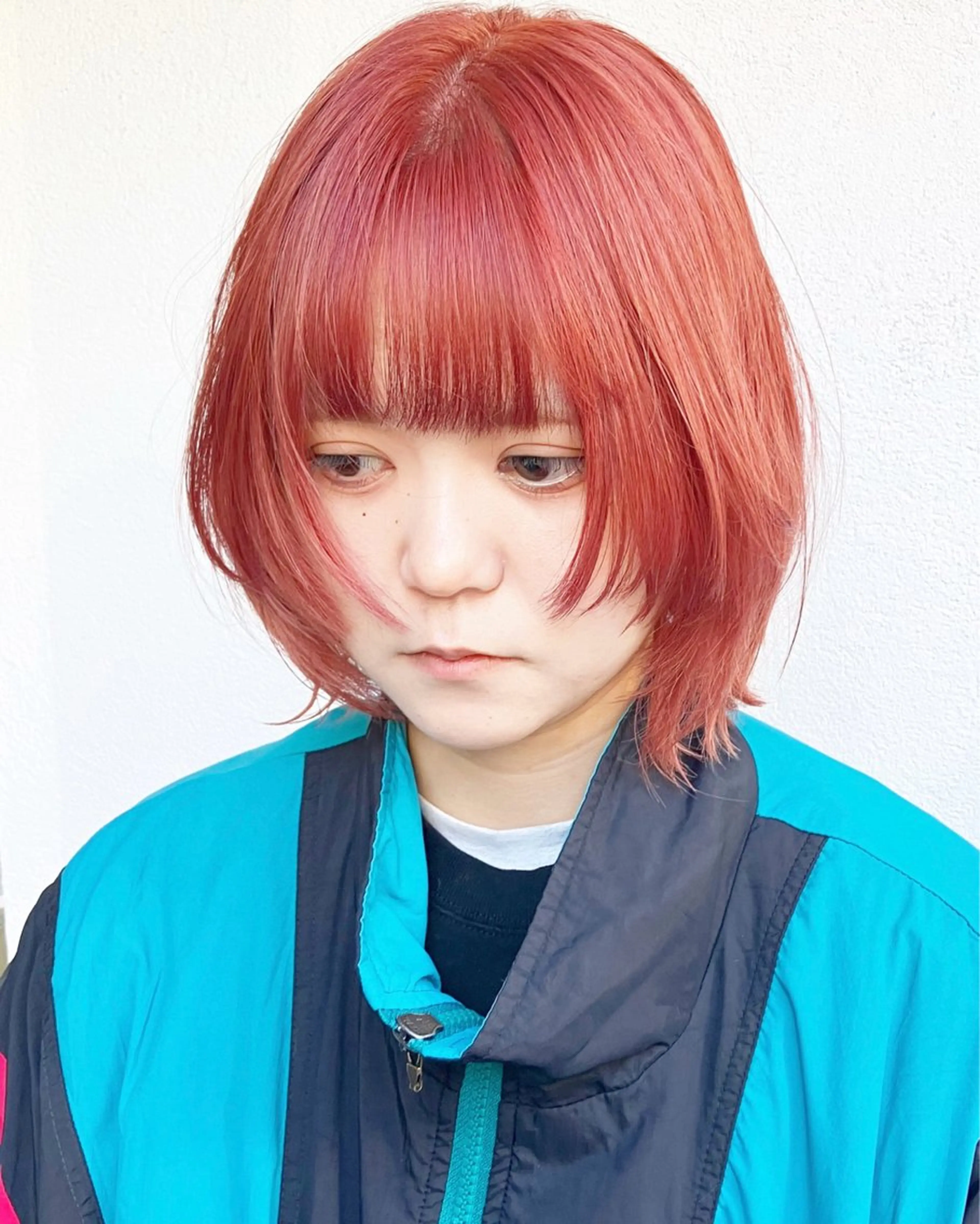 ミディアム ショートボブ ミディアムレイヤー ボブ レイヤーカット 似合わせカット moriofromlondon原宿本店所属・カットモデル🌈 fumikaのヘアスタイル