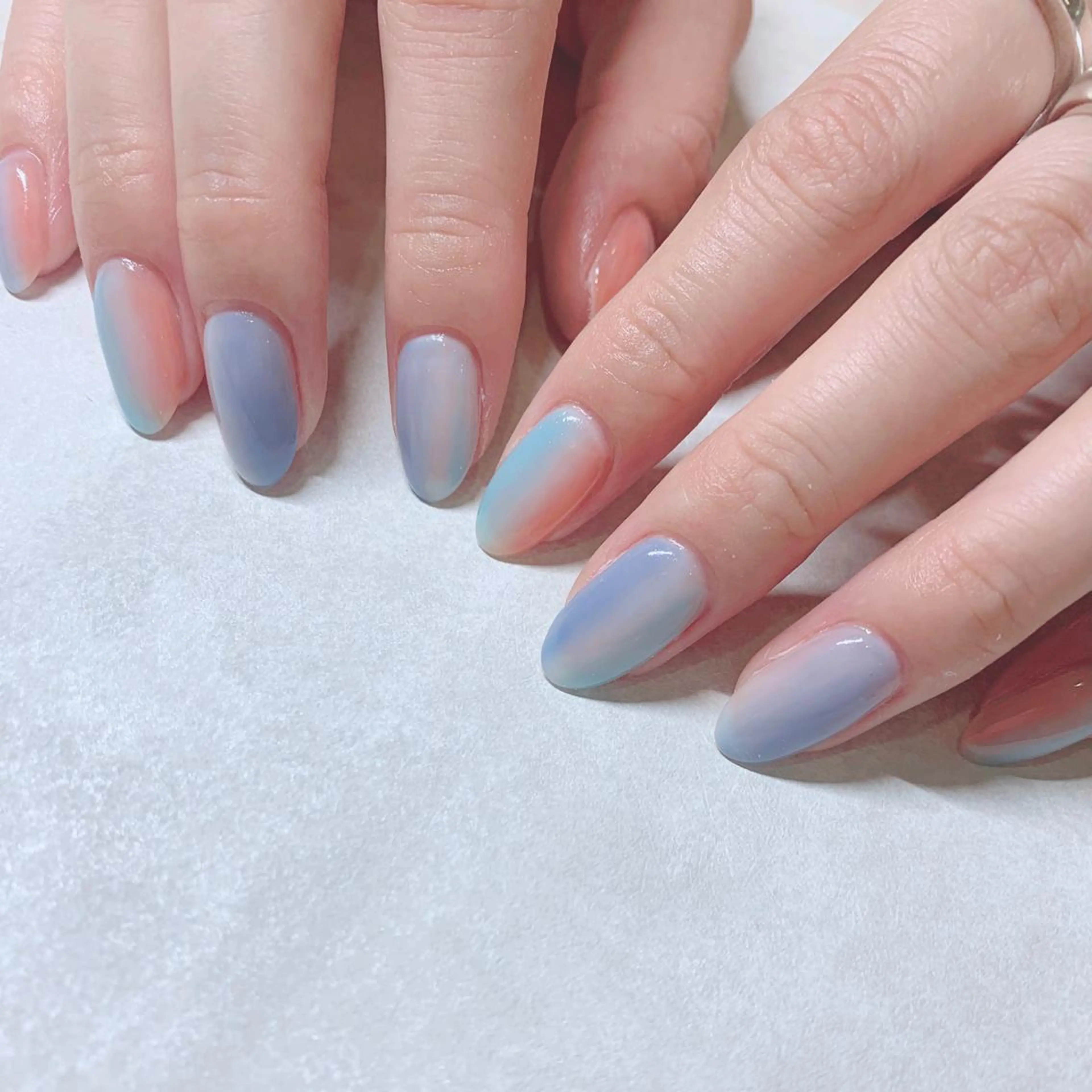 カラー ネイル ハンドネイル Cozy_ ilumのネイルデザイン