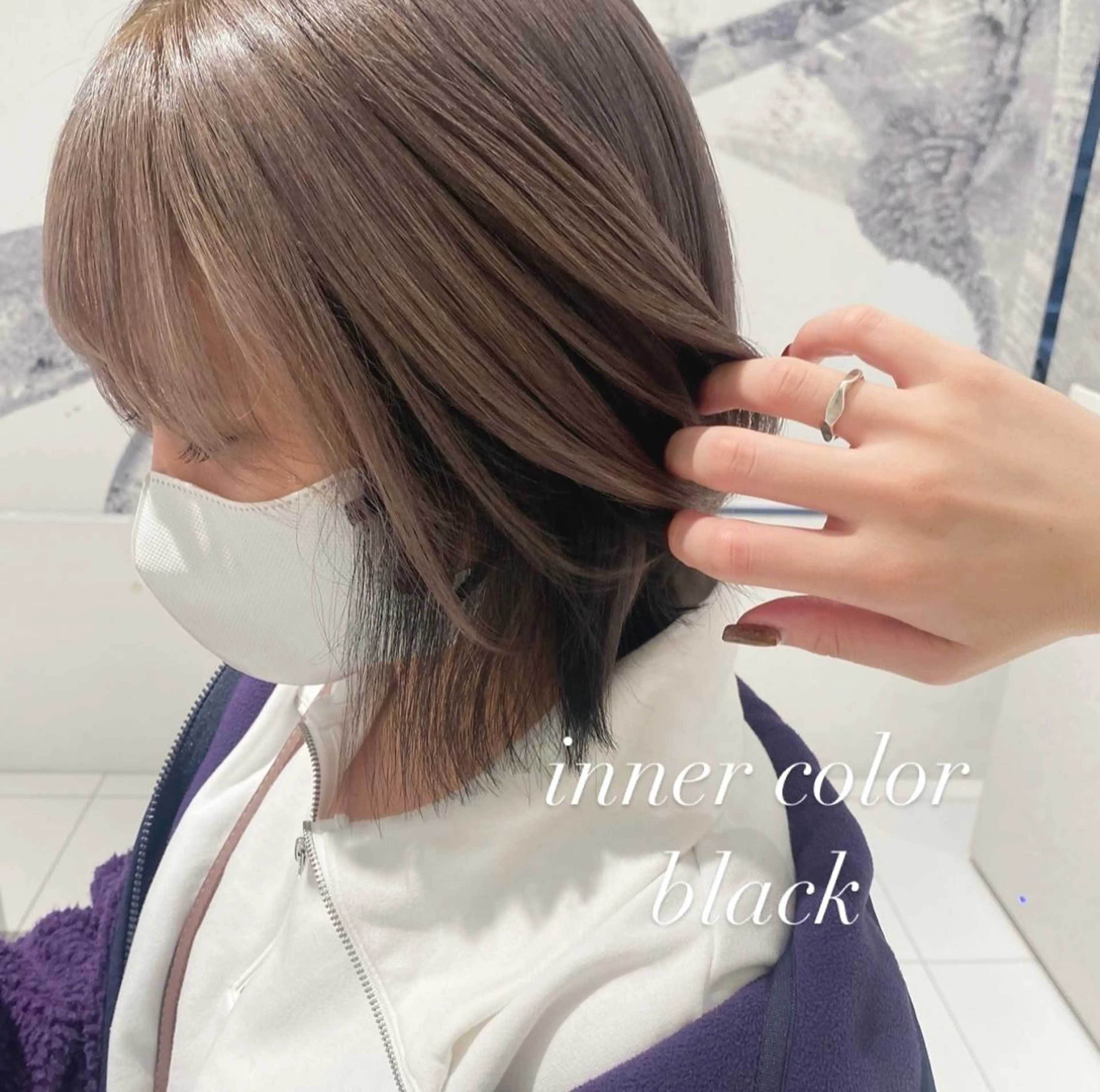 ミディアム カラー 【MARCIE】 miyabiのヘアスタイル