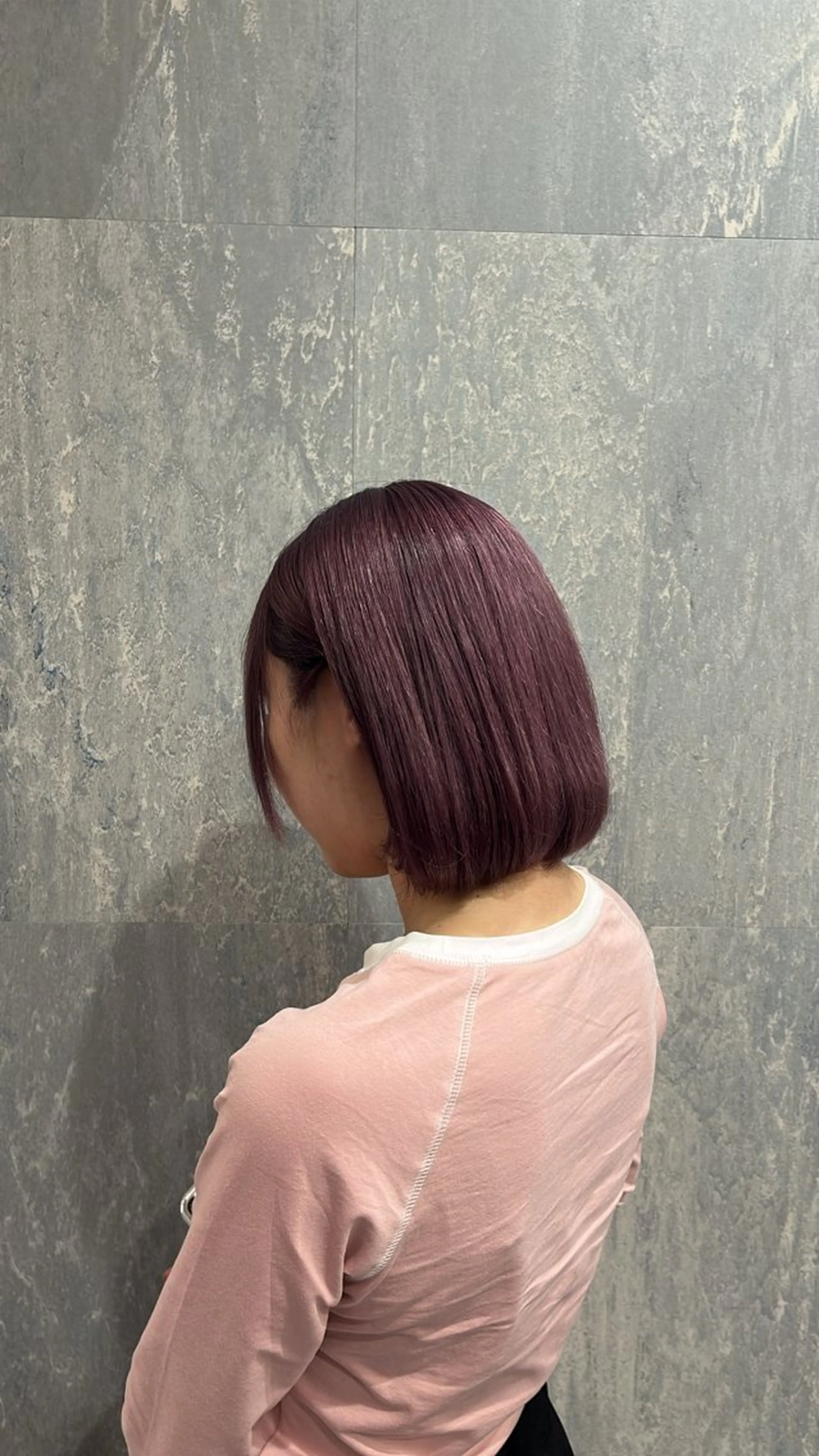 カラー ブリーチ ラベンダーカラー ラベンダーピンク ピンクカラー ヘアカラー Wiz 花見川店所属・山田 春菜のヘアスタイル