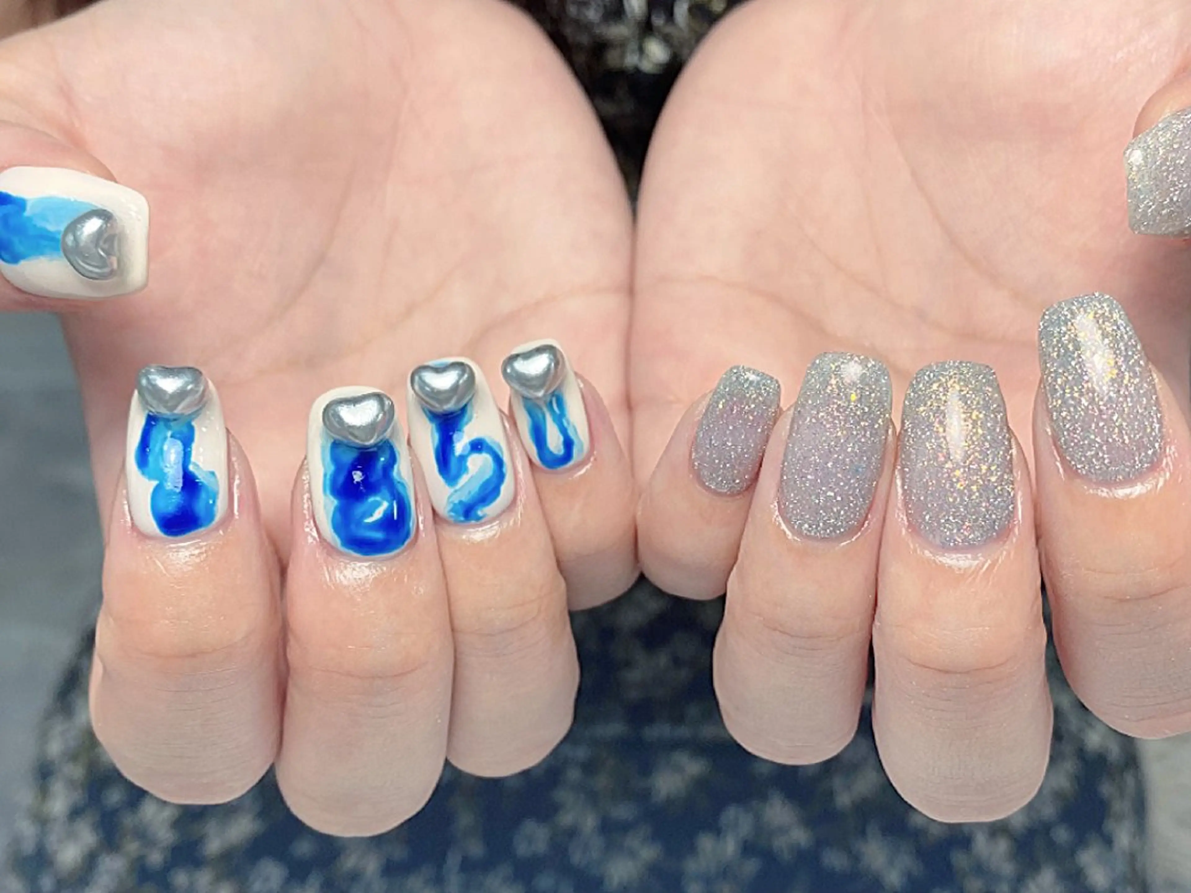 ネイル アートネイル フラワーネイル フットネイル ジェルネイル ガーリー ハンドネイル UM Nail Salonのネイルデザイン