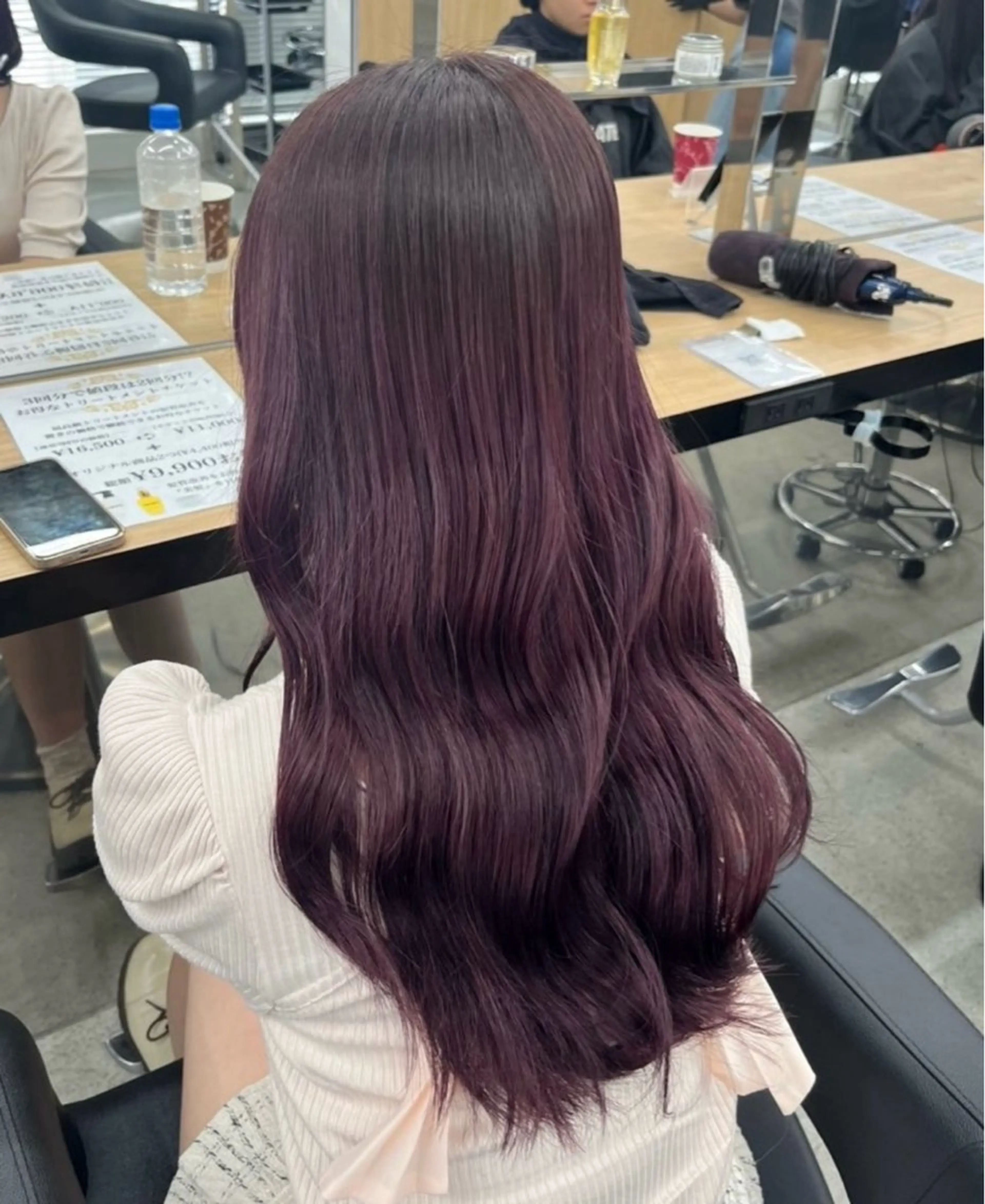 ロング ヘアカラー miku/ラベンダー 透明感カラー🪻❤︎のヘアスタイル