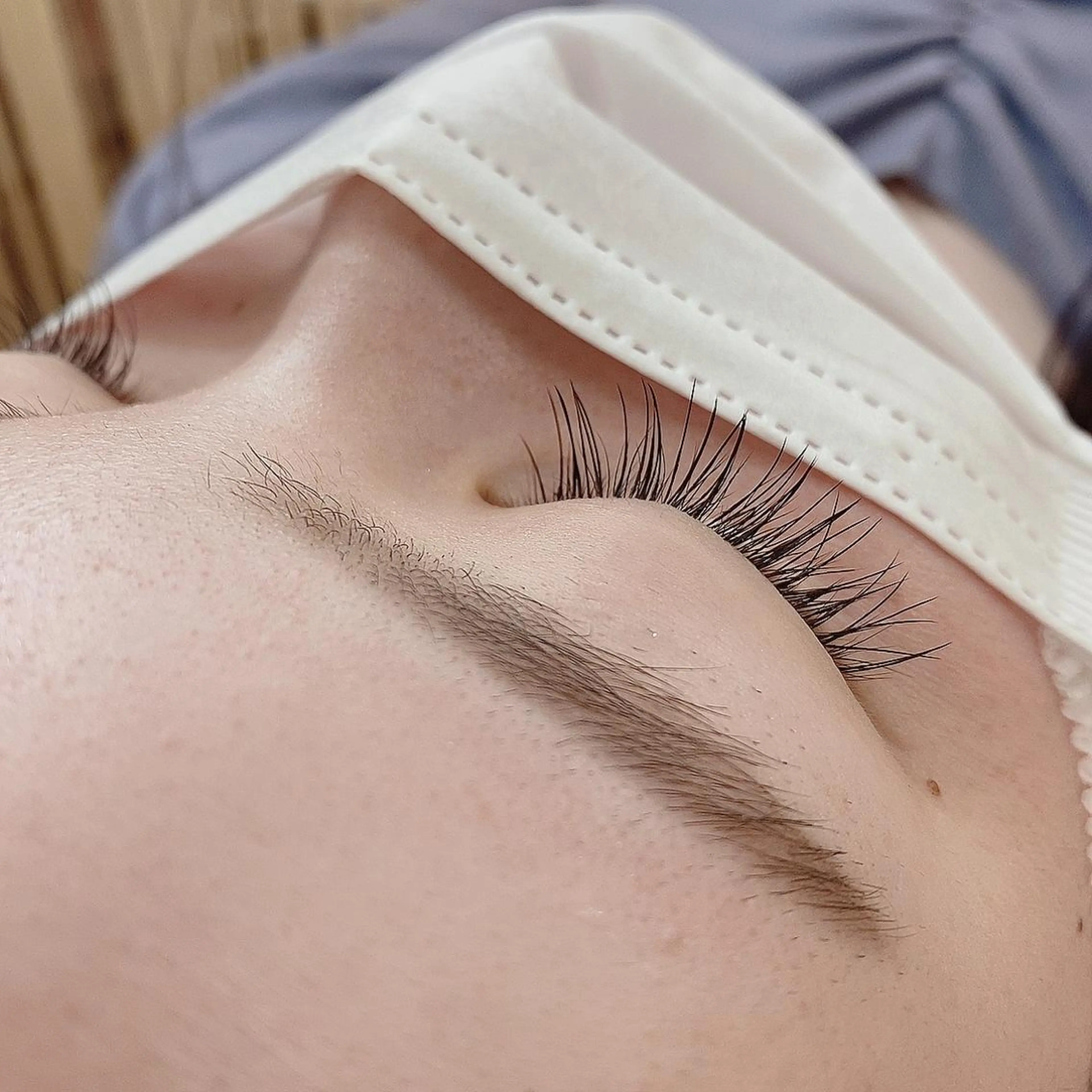 取れにくいエクステです👀フラットラッシュ100本の写真