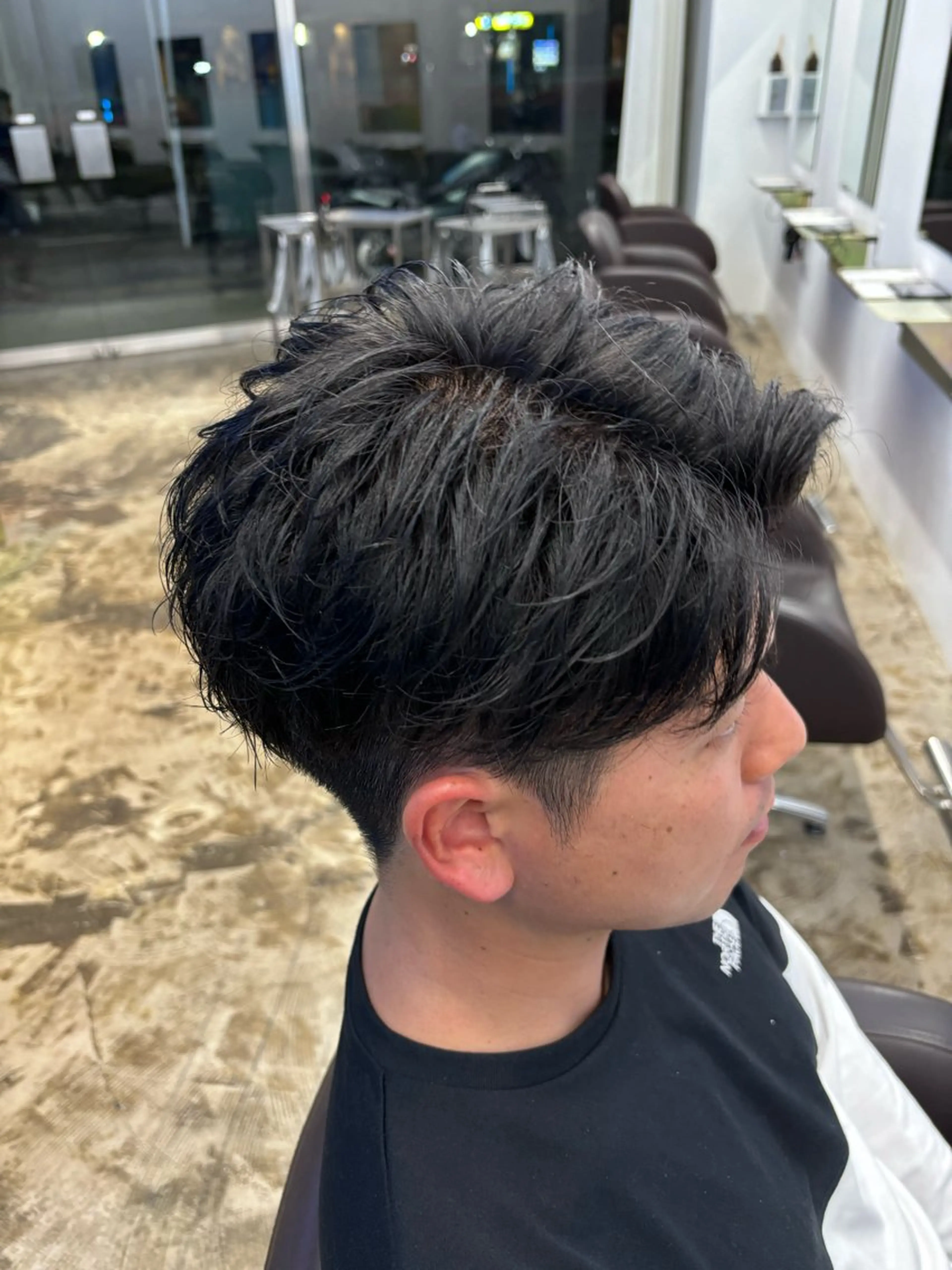 ショート ショートヘア UNSER prod by THE DAY所属・人見 風斗のヘアスタイル