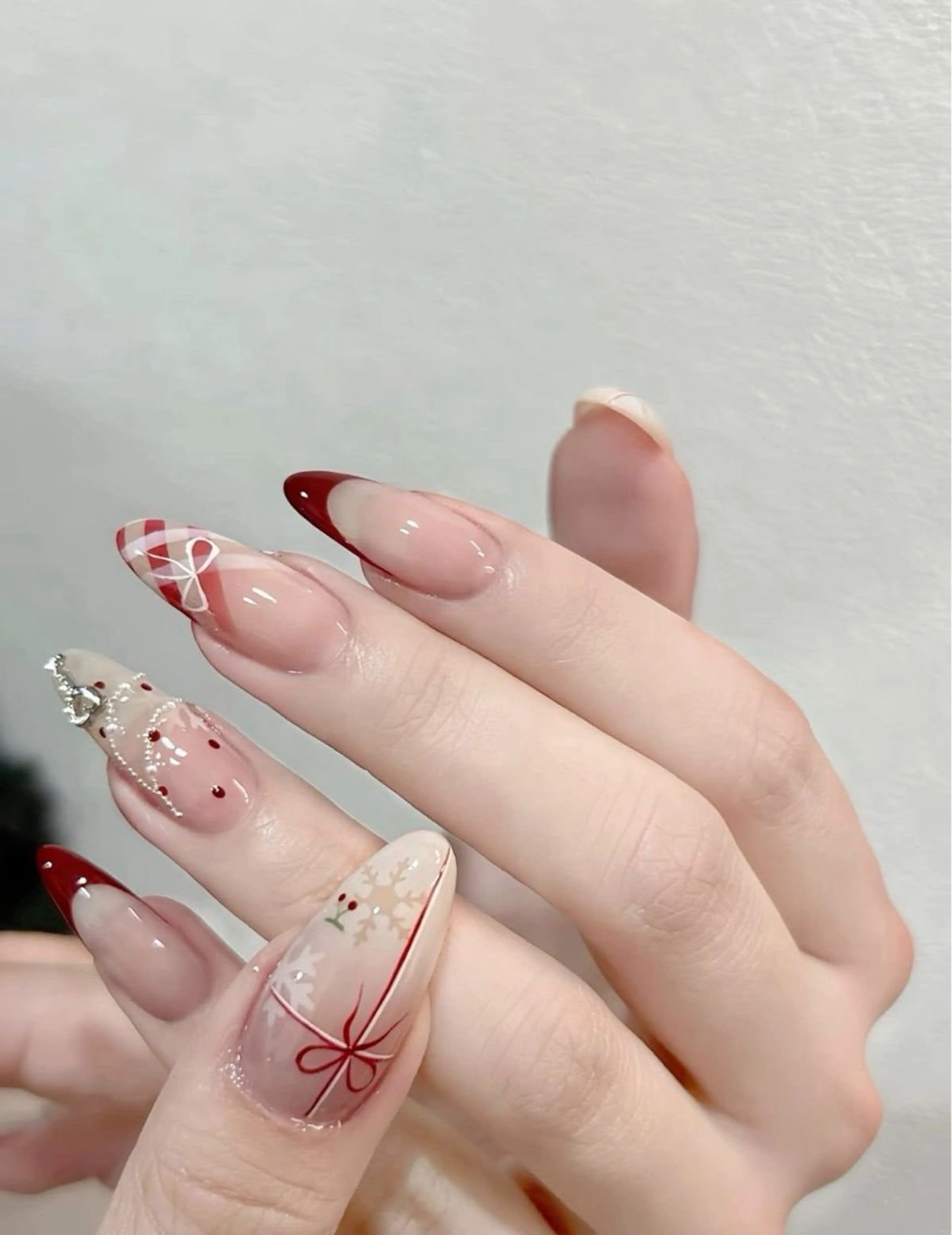 ネイル アートネイル 長さ出し ジェルネイル マグネットネイル ニュアンスネイル なな_ CloudyChanのネイルデザイン