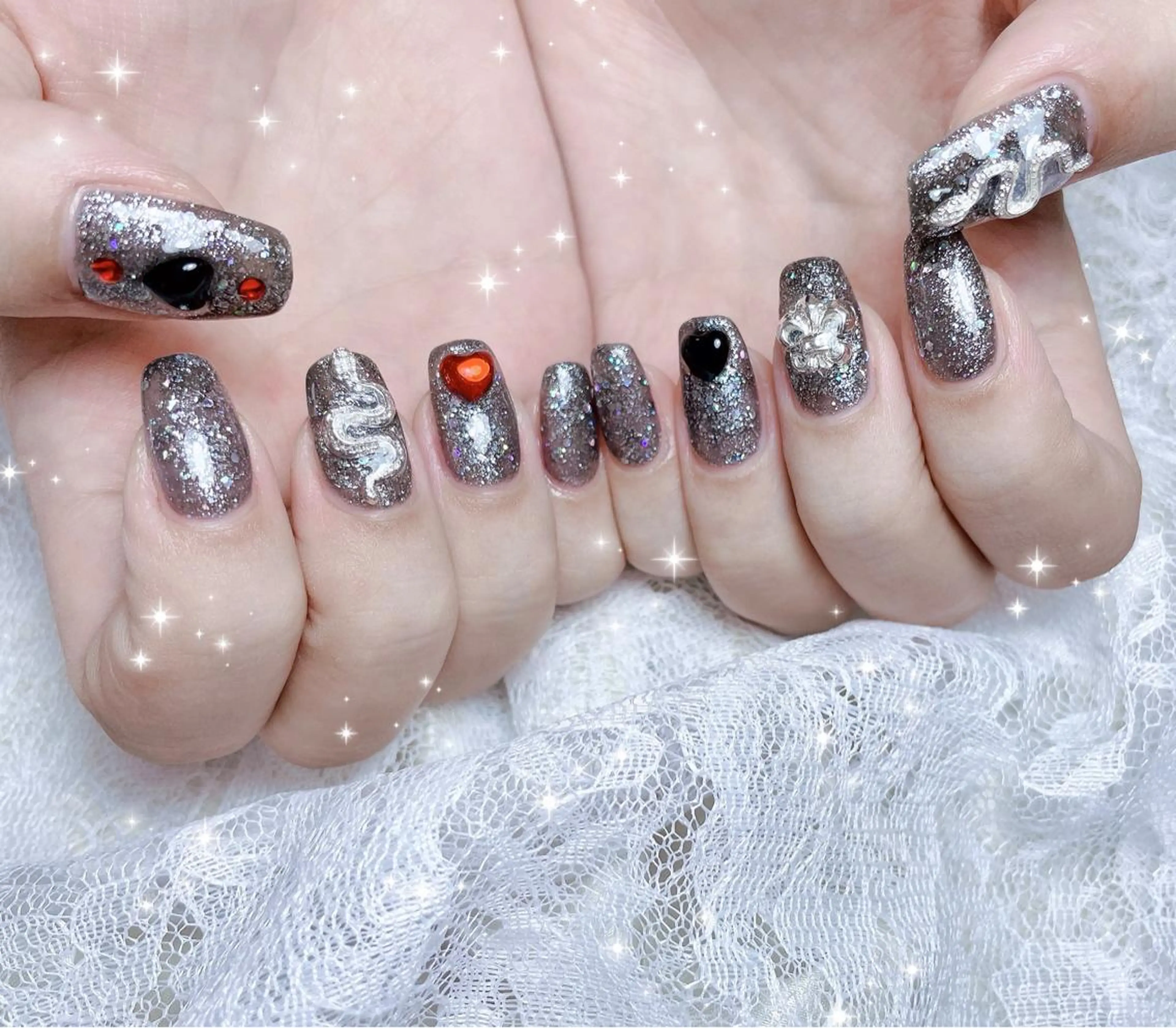 ネイル ハンドネイル FLARE NAIL フレアネイルのネイルデザイン
