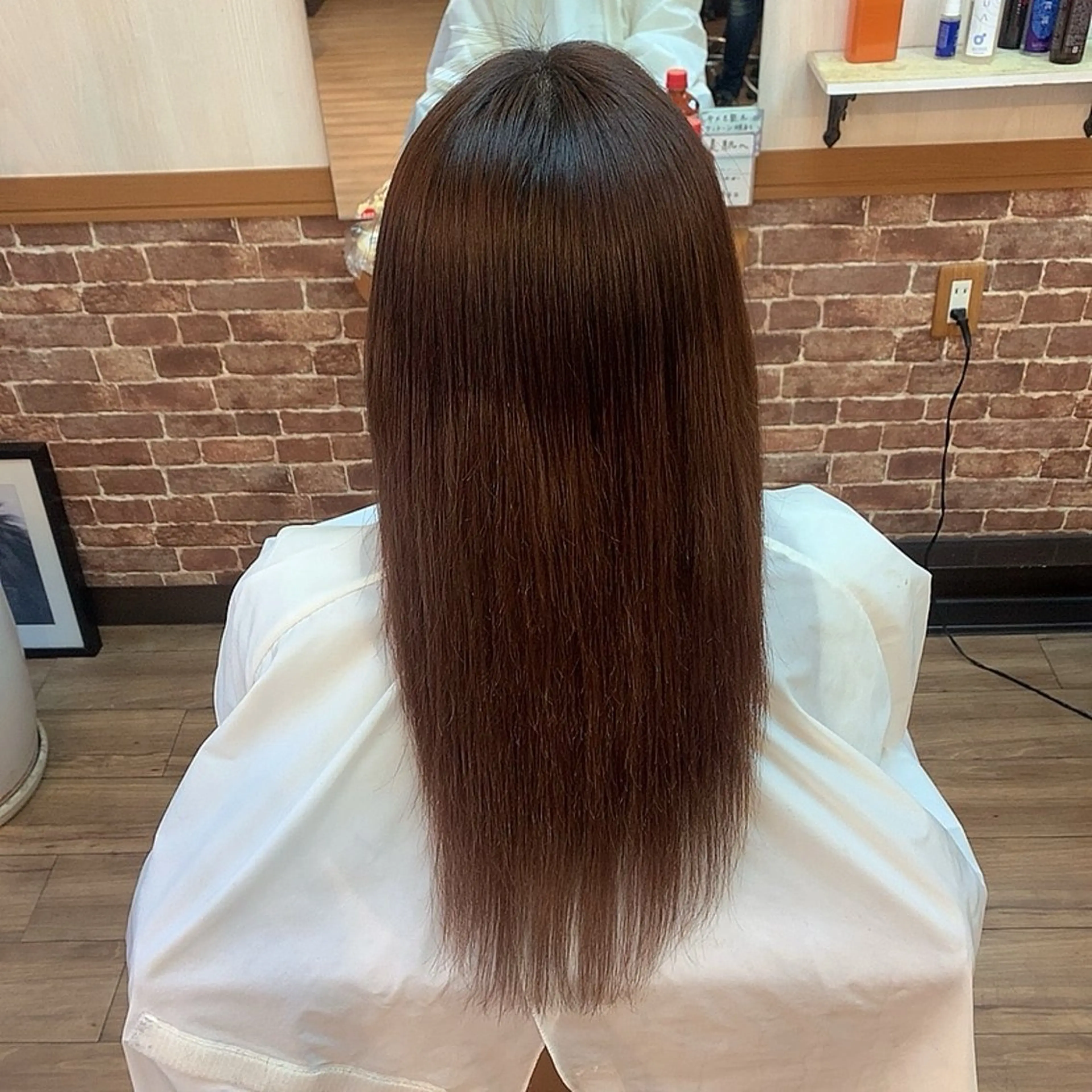 ロング 縮毛矯正 縮毛矯正 lleno所属・Honami ⋆☽ 縮毛矯正モデル募集中のヘアスタイル