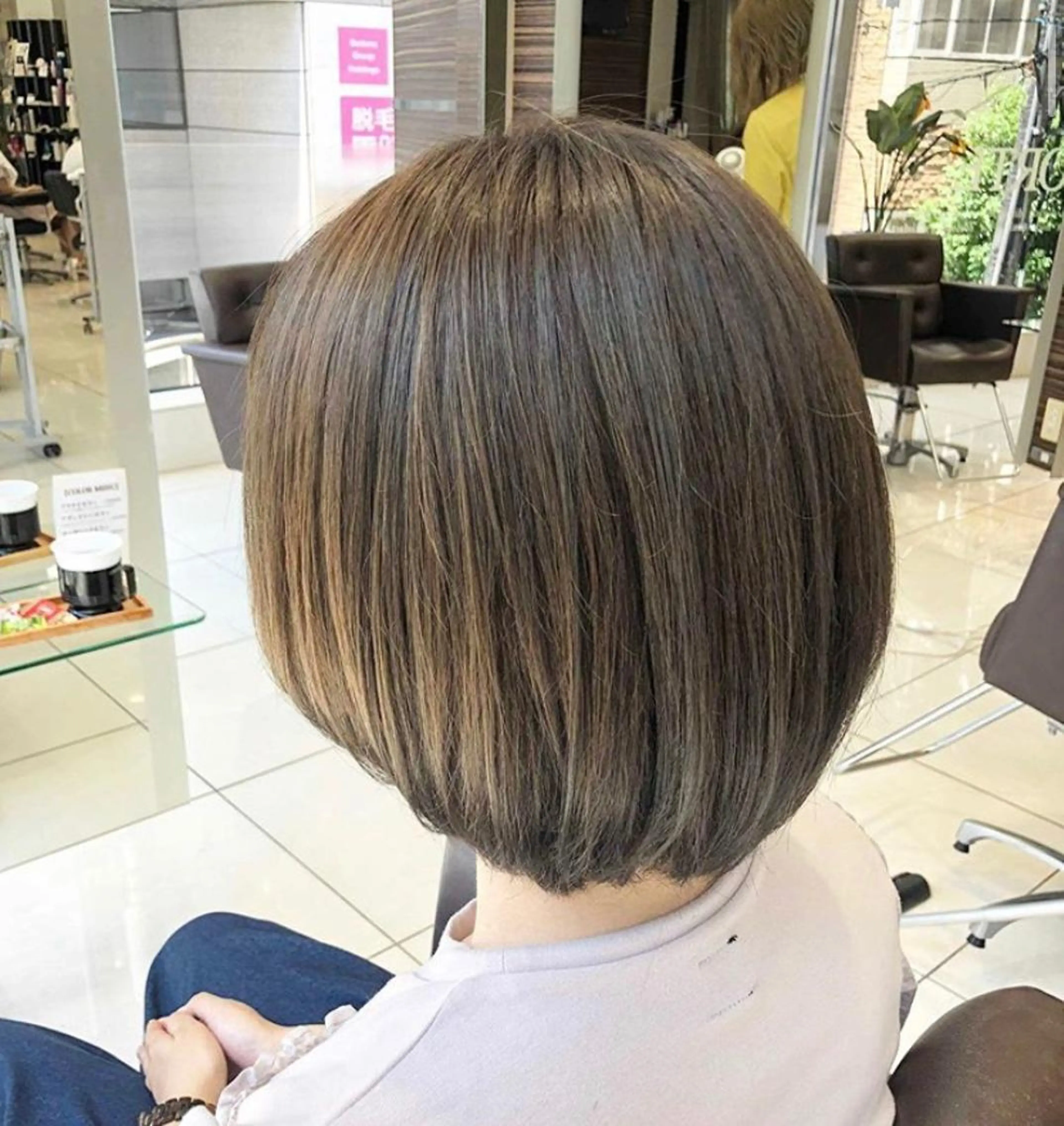 ショート 🦋ミルクティーベー ジュ🦋mayukiのヘアスタイル