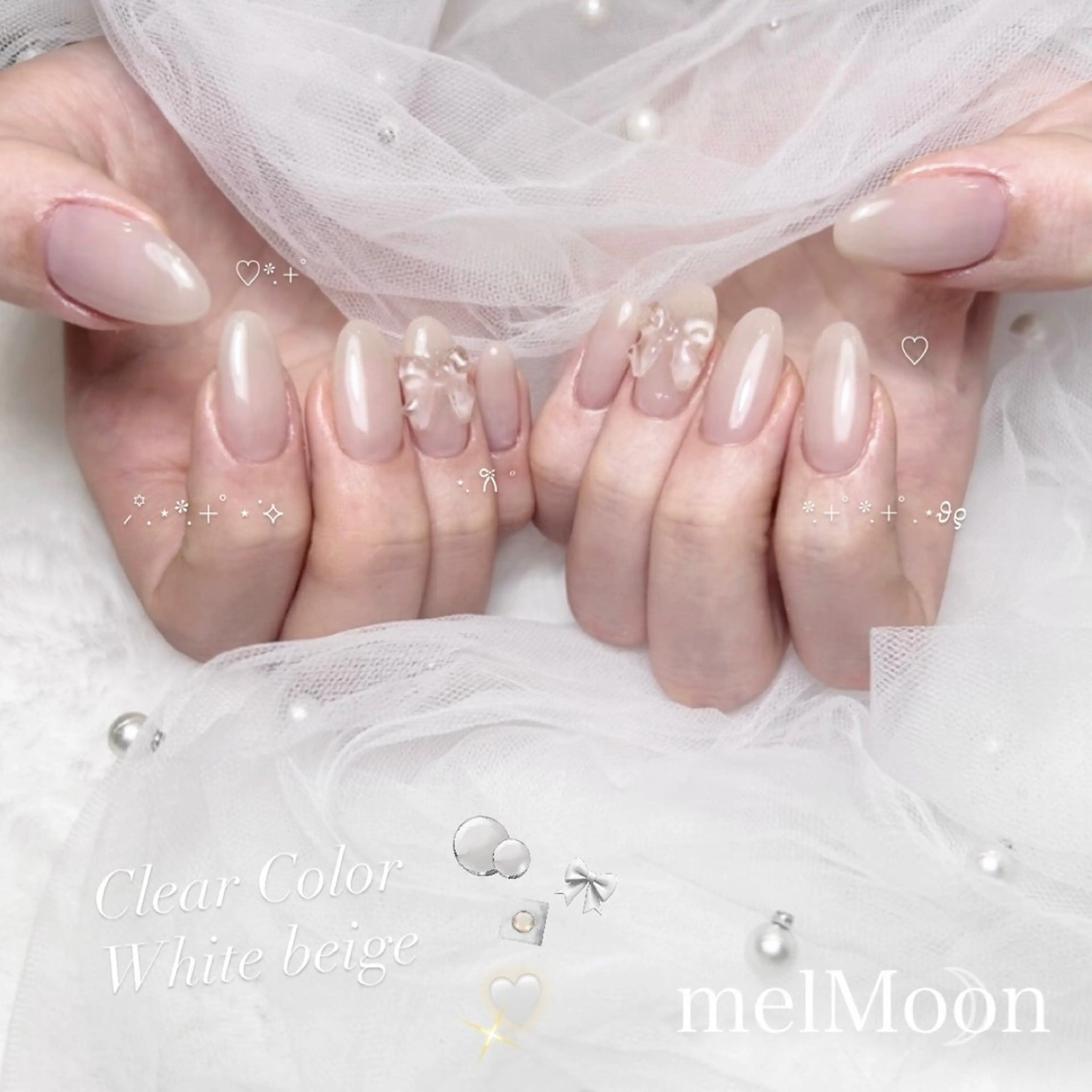 minimo限定❕オフ代無料 ワンカラーorグラデーション+2本アート 💓の写真