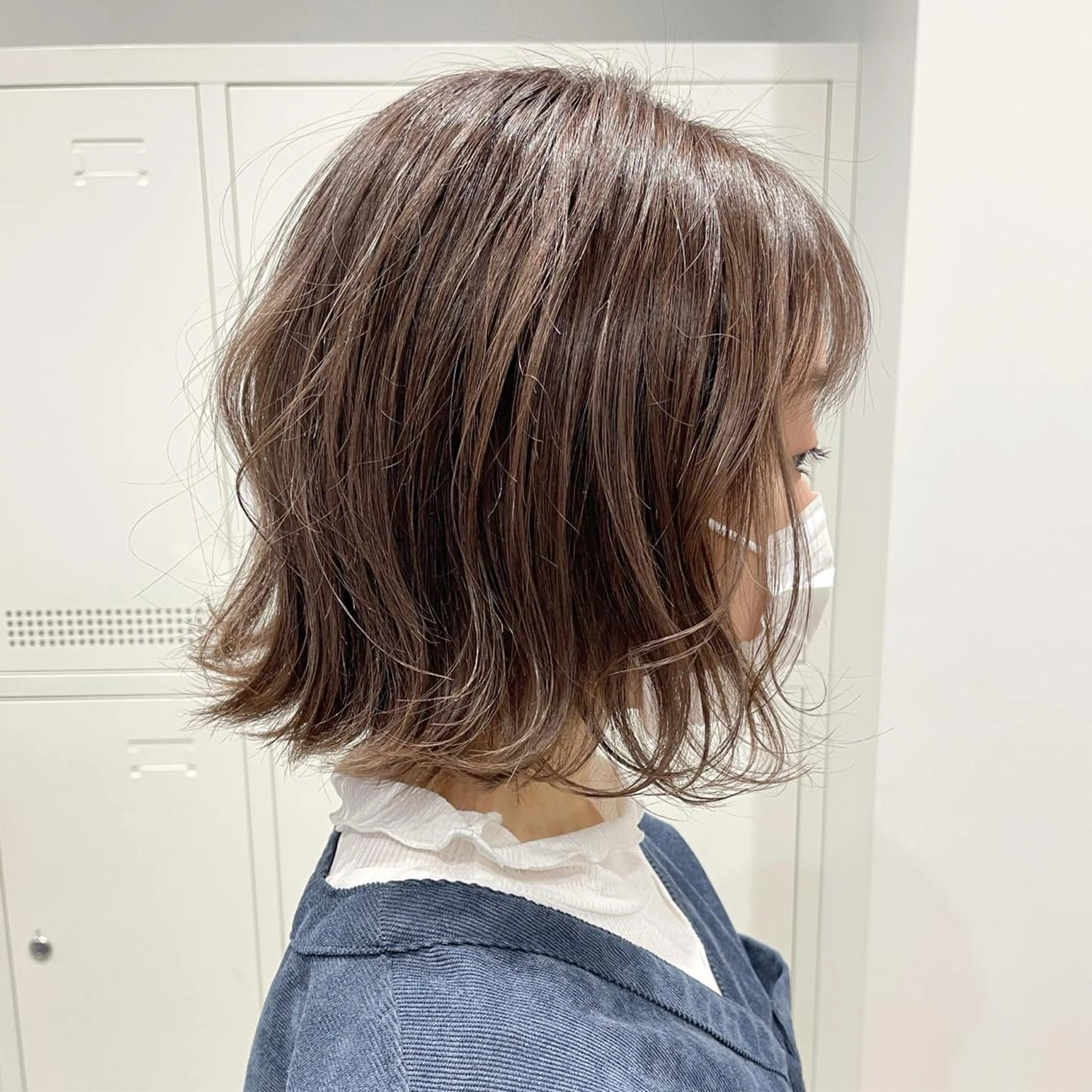 ミディアム ヘアカラー トリートメント ショートヘア💫 ハイトーン西田拓馬のヘアスタイル
