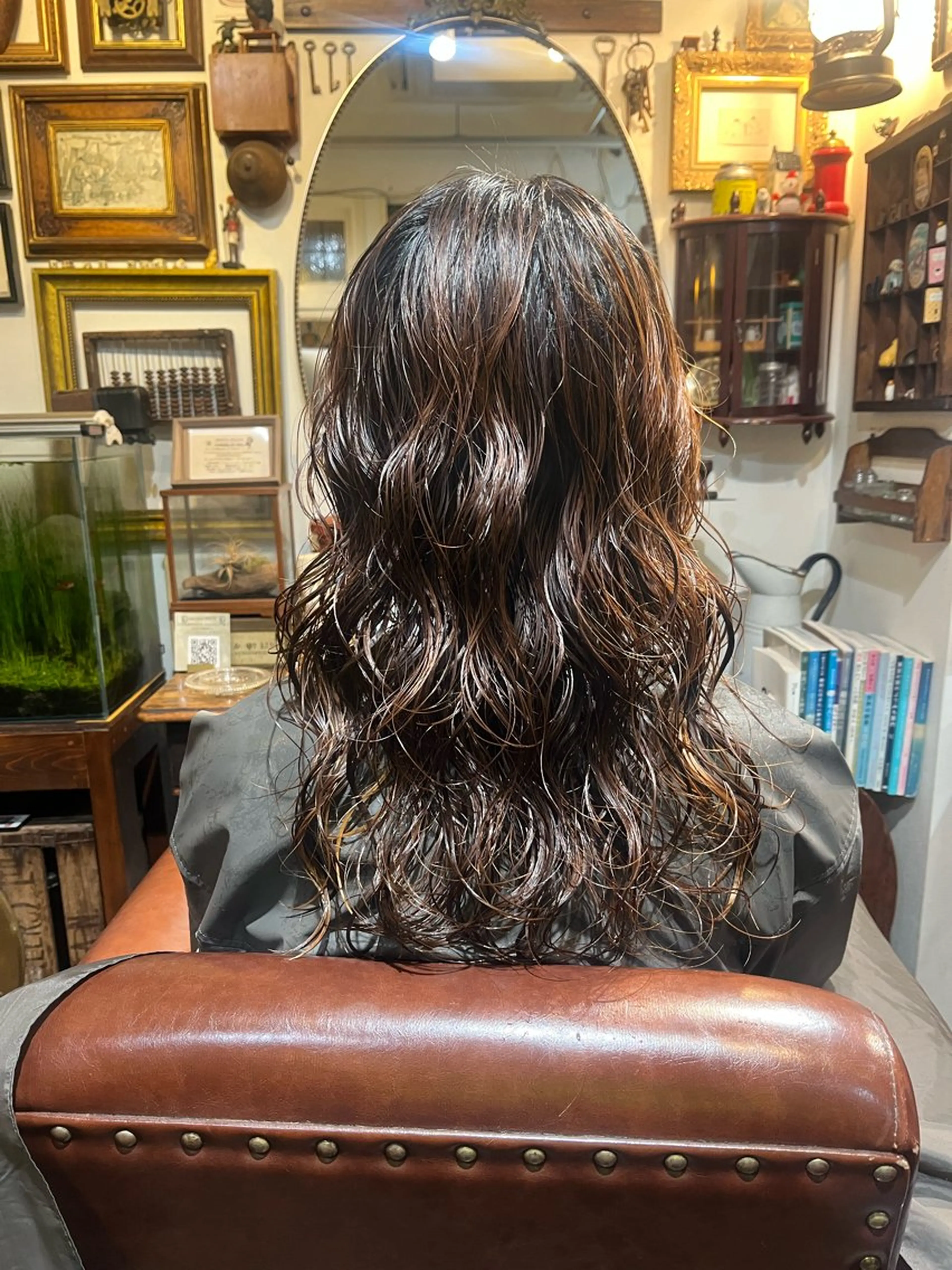 ロング パーマ カット パーマ ヘッドスパ 抜け感パーマ/ ショート/緒方椋のヘアスタイル