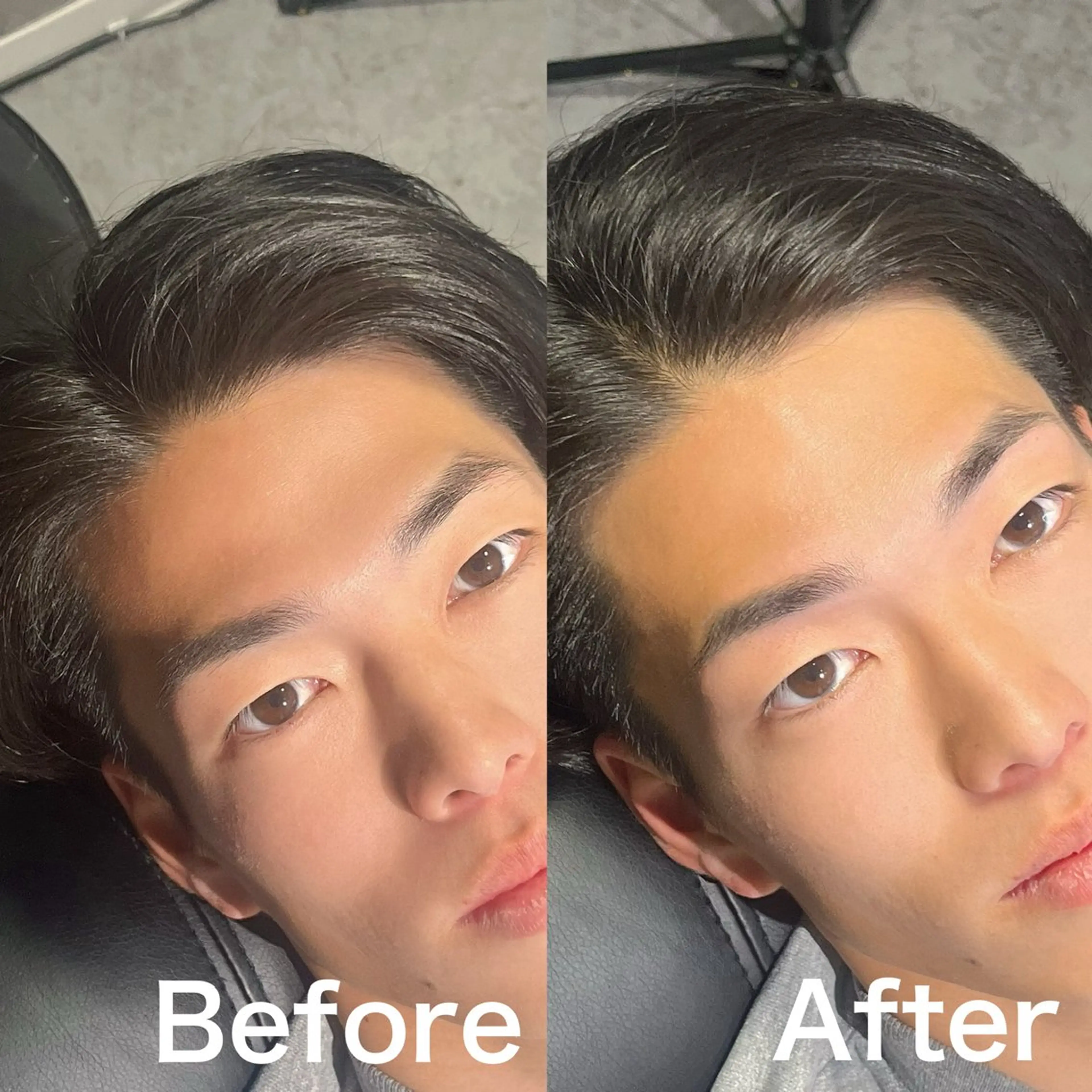 メンズ アイブロウ ワックス脱毛 眉カット 30日◯Re:gid Yusukeの眉毛・アイブロウイメージ