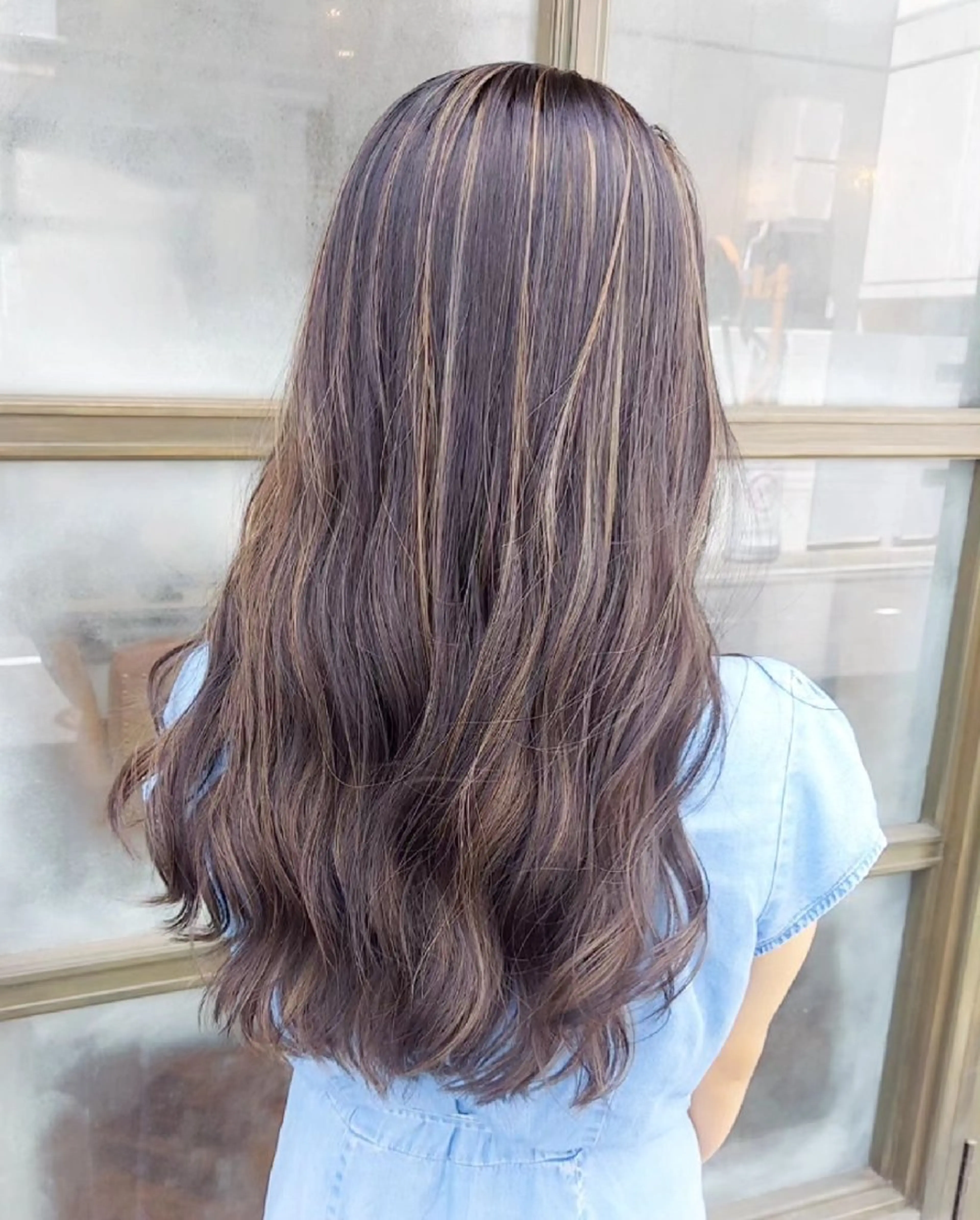 ロング カラー ハイライトカラー ハイライト grow上野御徒町【グロウ】所属・ブリーチ・ハイトーン 特化🎉内山のヘアスタイル