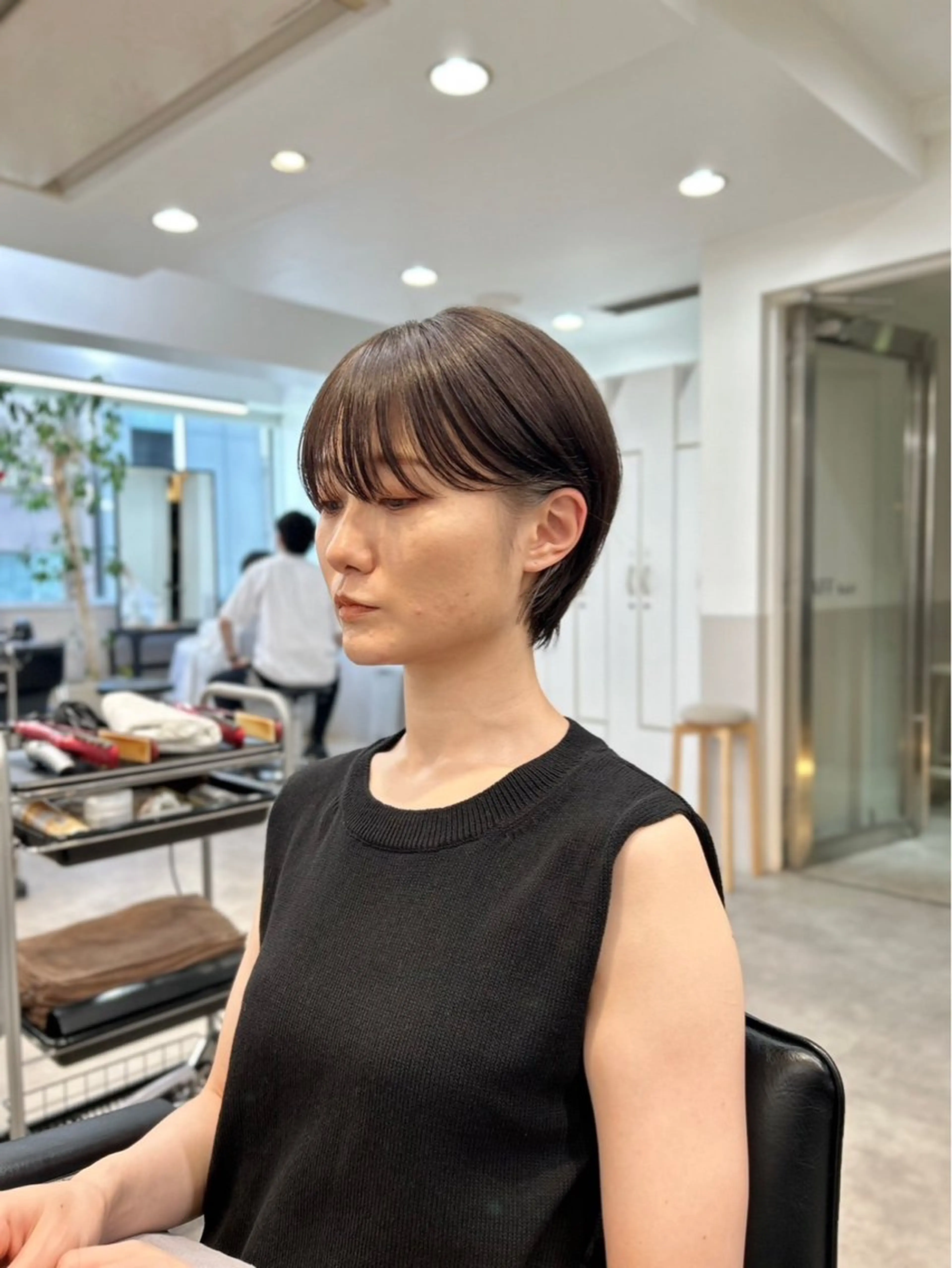 ショート ボブカット/ 尾崎龍聖のヘアスタイル