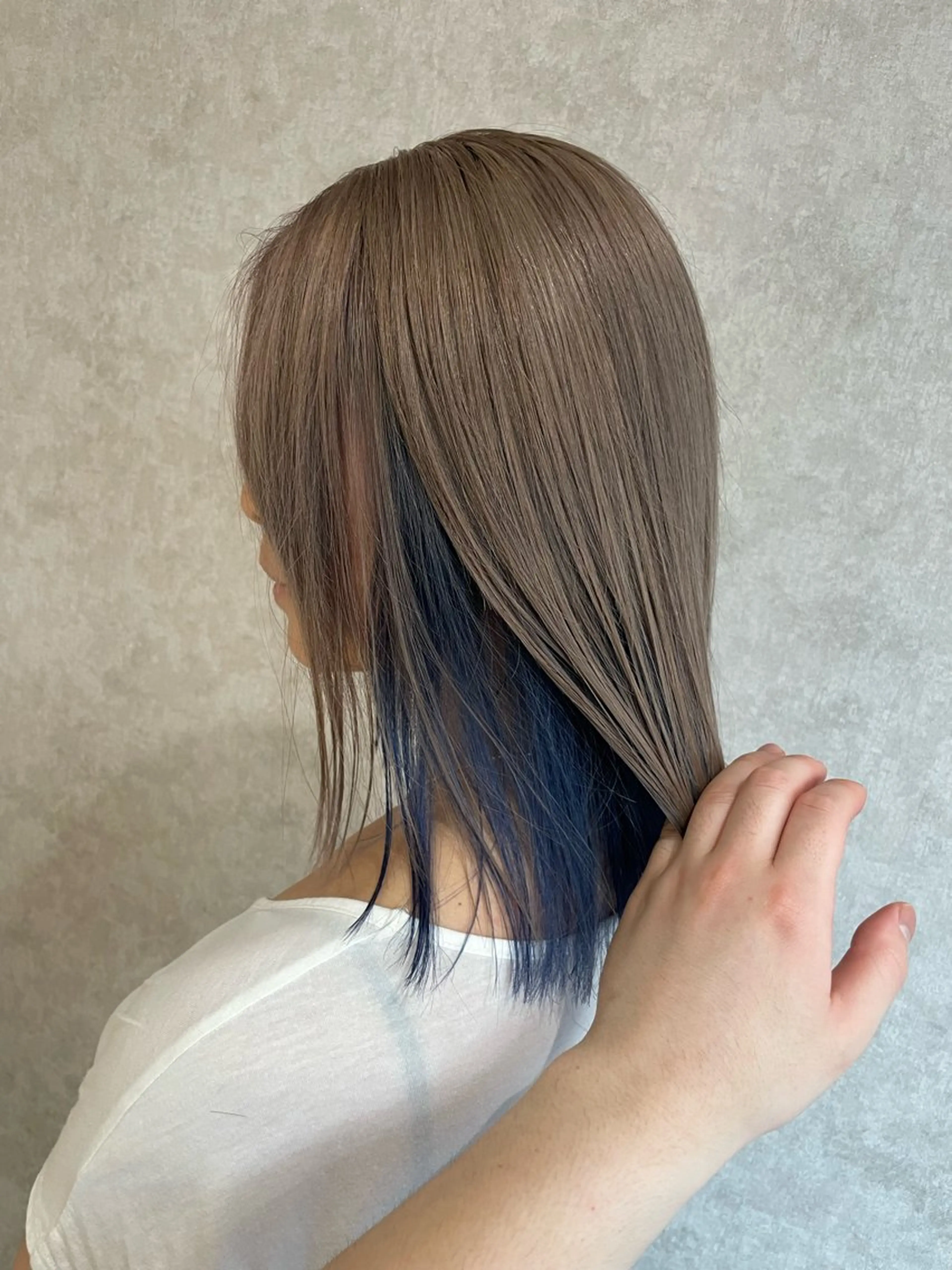 ミディアム カラー ブリーチ ケアブリーチ 透明感カラー インナーカラー ヘアカラー Taku ／ケアハイトーンのヘアスタイル