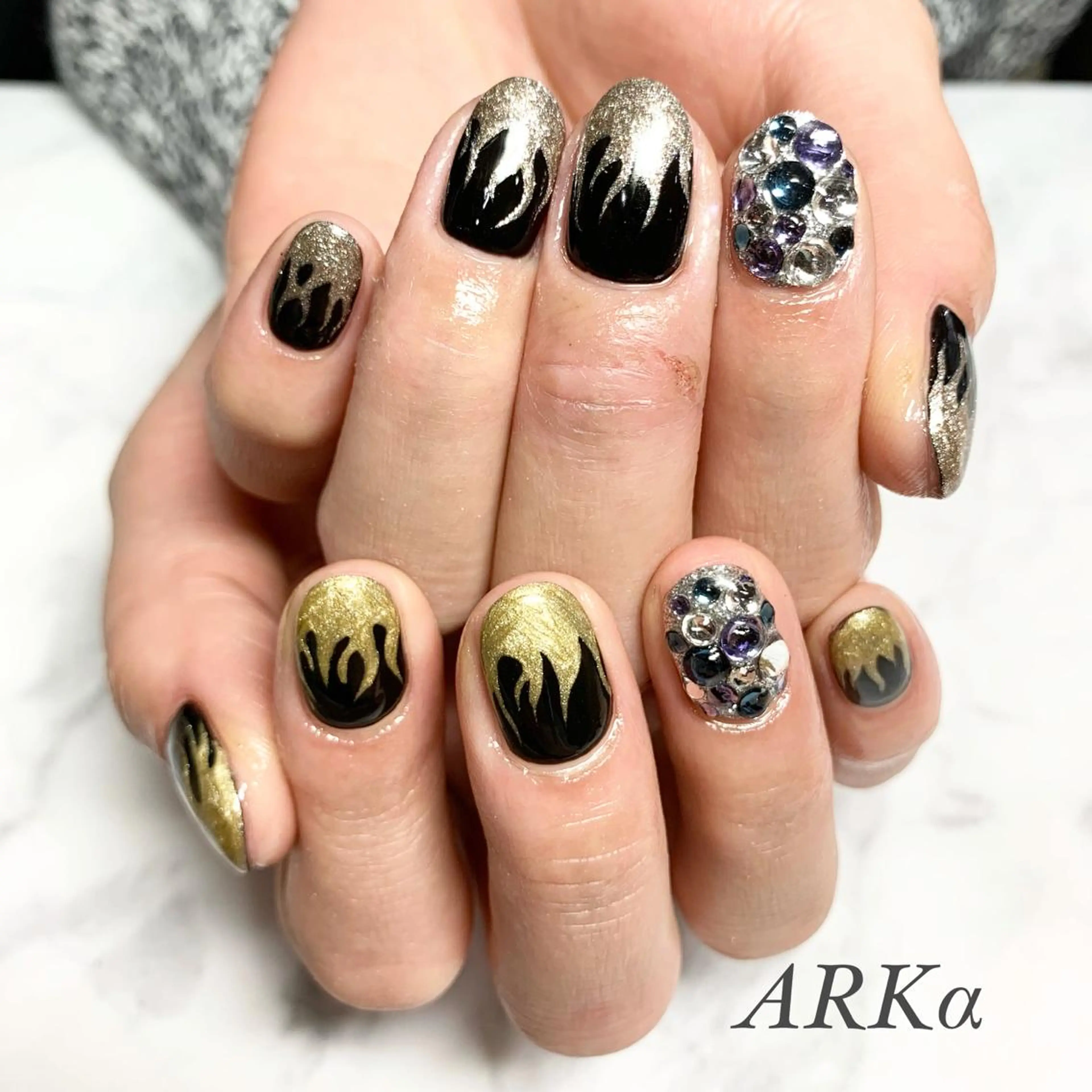 ネイル ハンドネイル Nailsalon ARKαのネイルデザイン