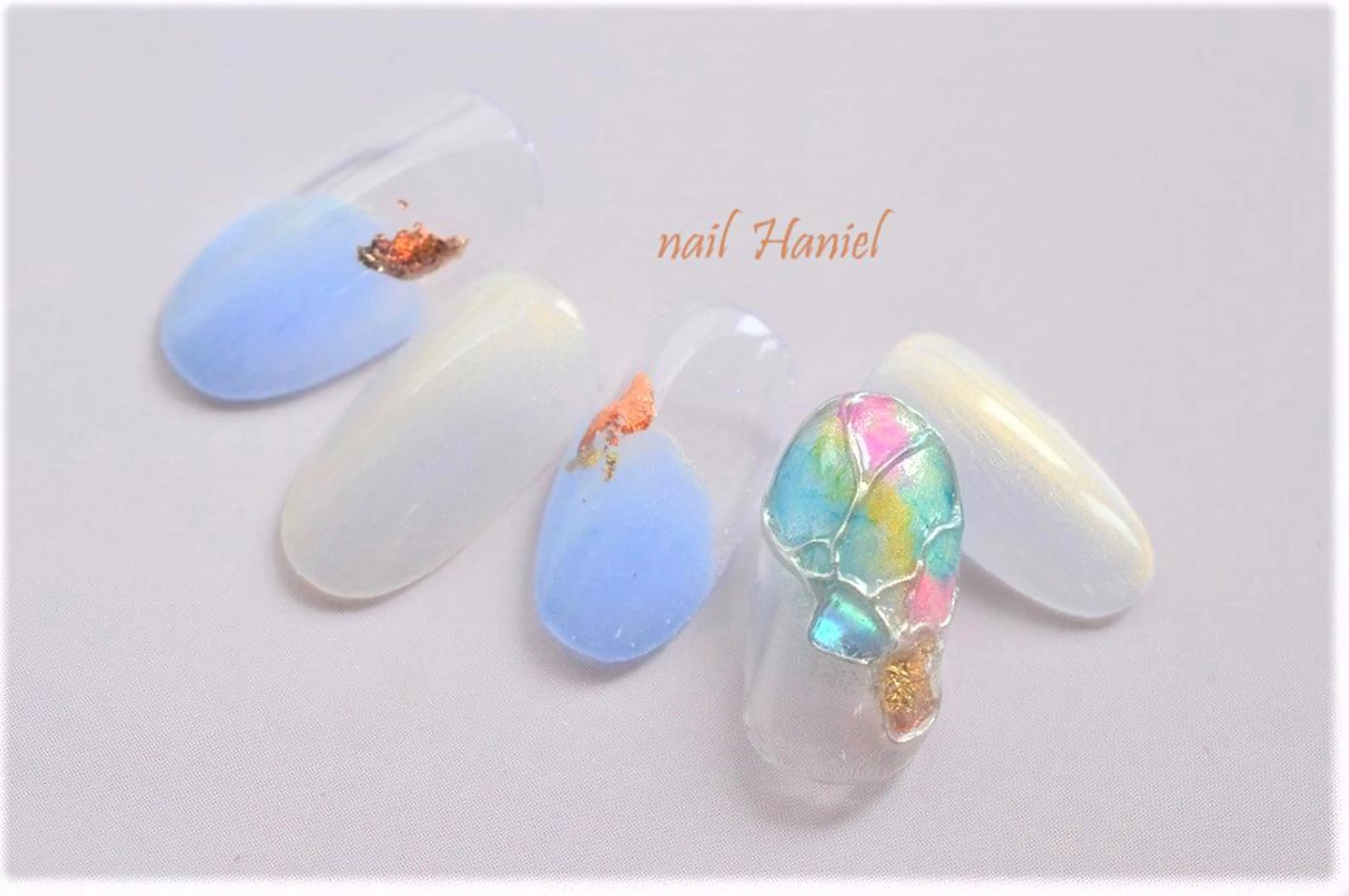 ネイル フットネイル ジェルネイル nail Haniel所属・半蔵門サロンハニエル 魅神 ちよのネイルデザイン
