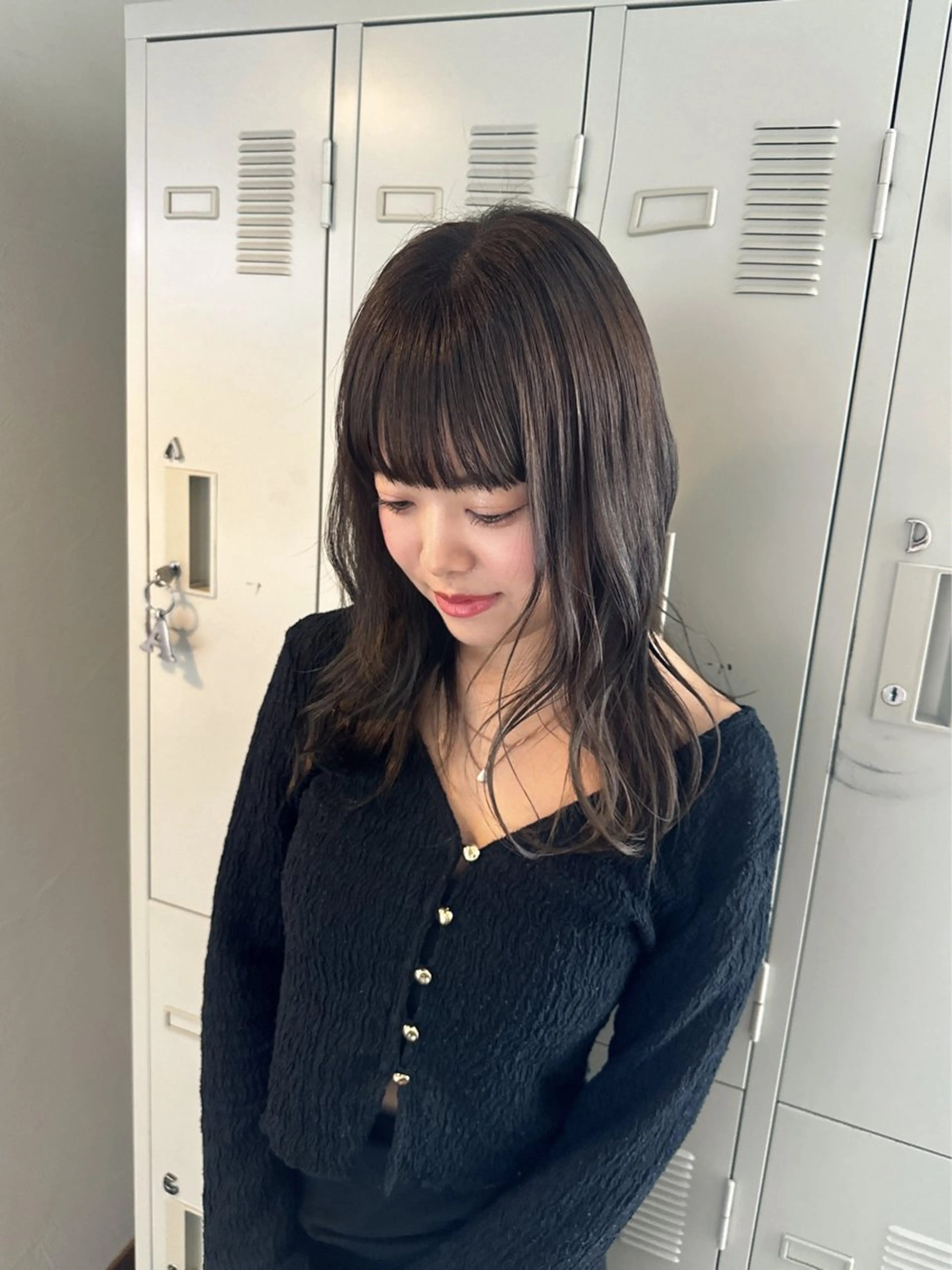 ミディアム no aのヘアスタイル