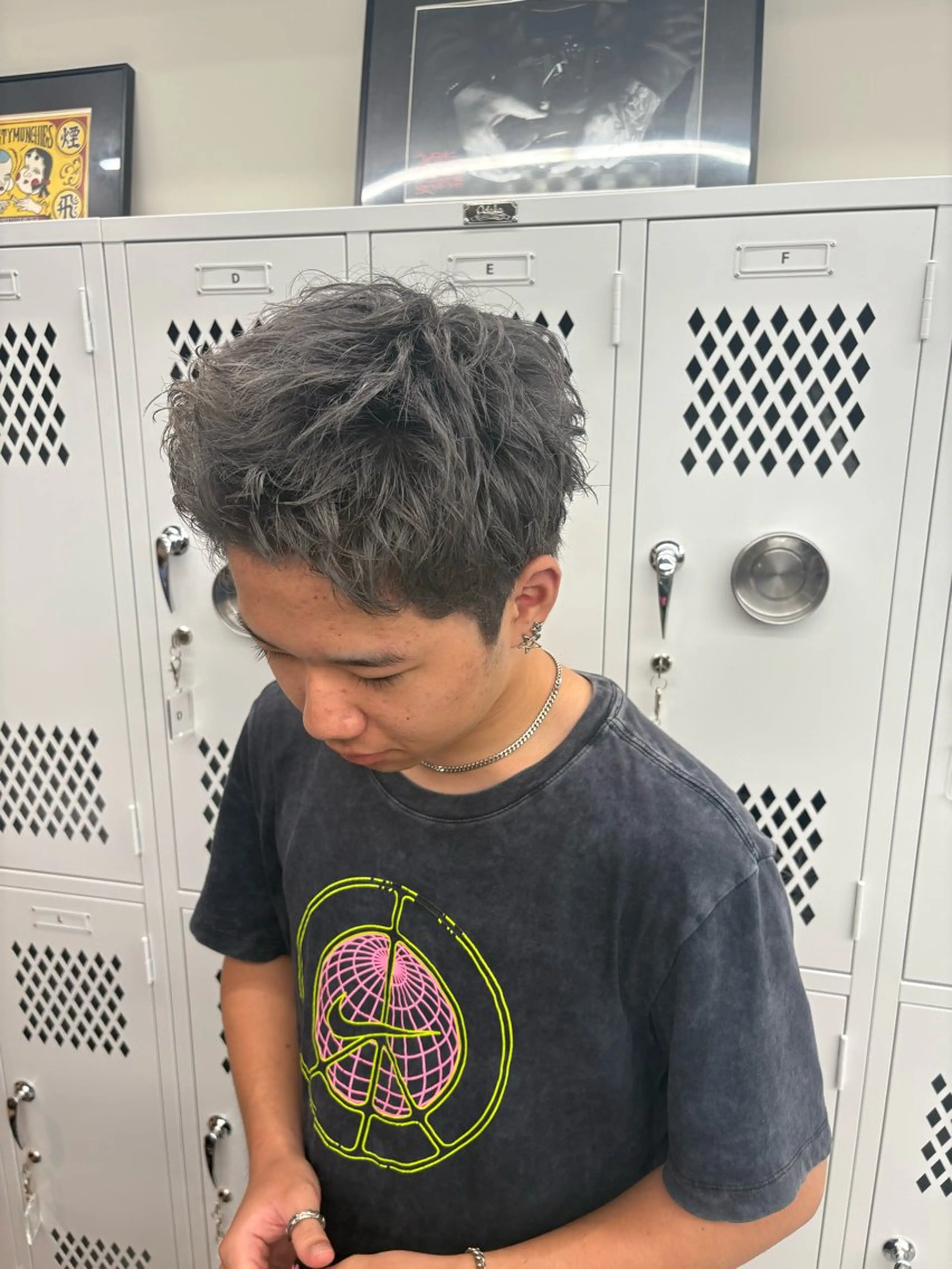 ショート カラー メンズ WAVEY ft.fifth MENS SALON所属・柊斗 /横浜パーマのヘアスタイル