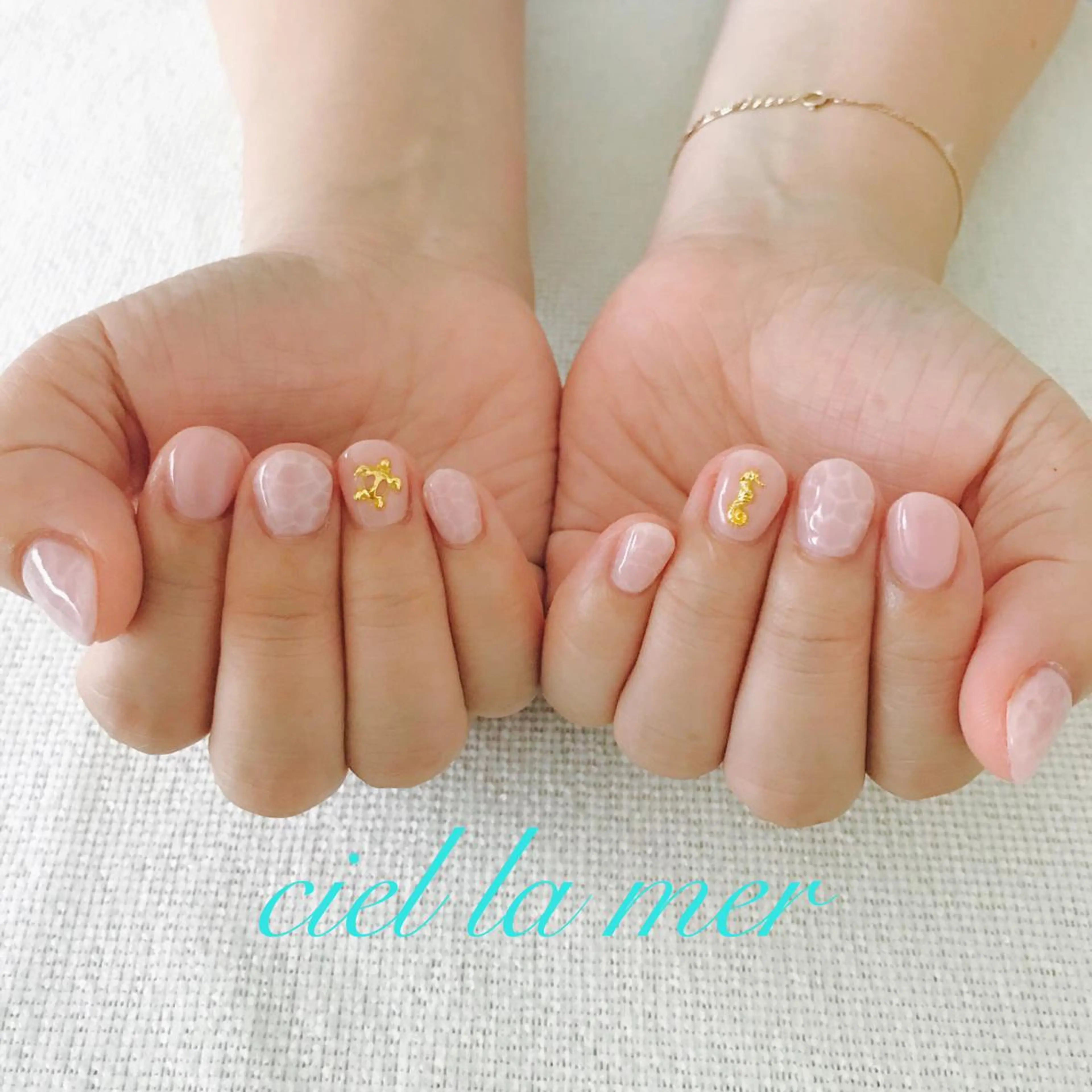 ネイル ハンドネイル フットネイル ciel la merのネイルデザイン