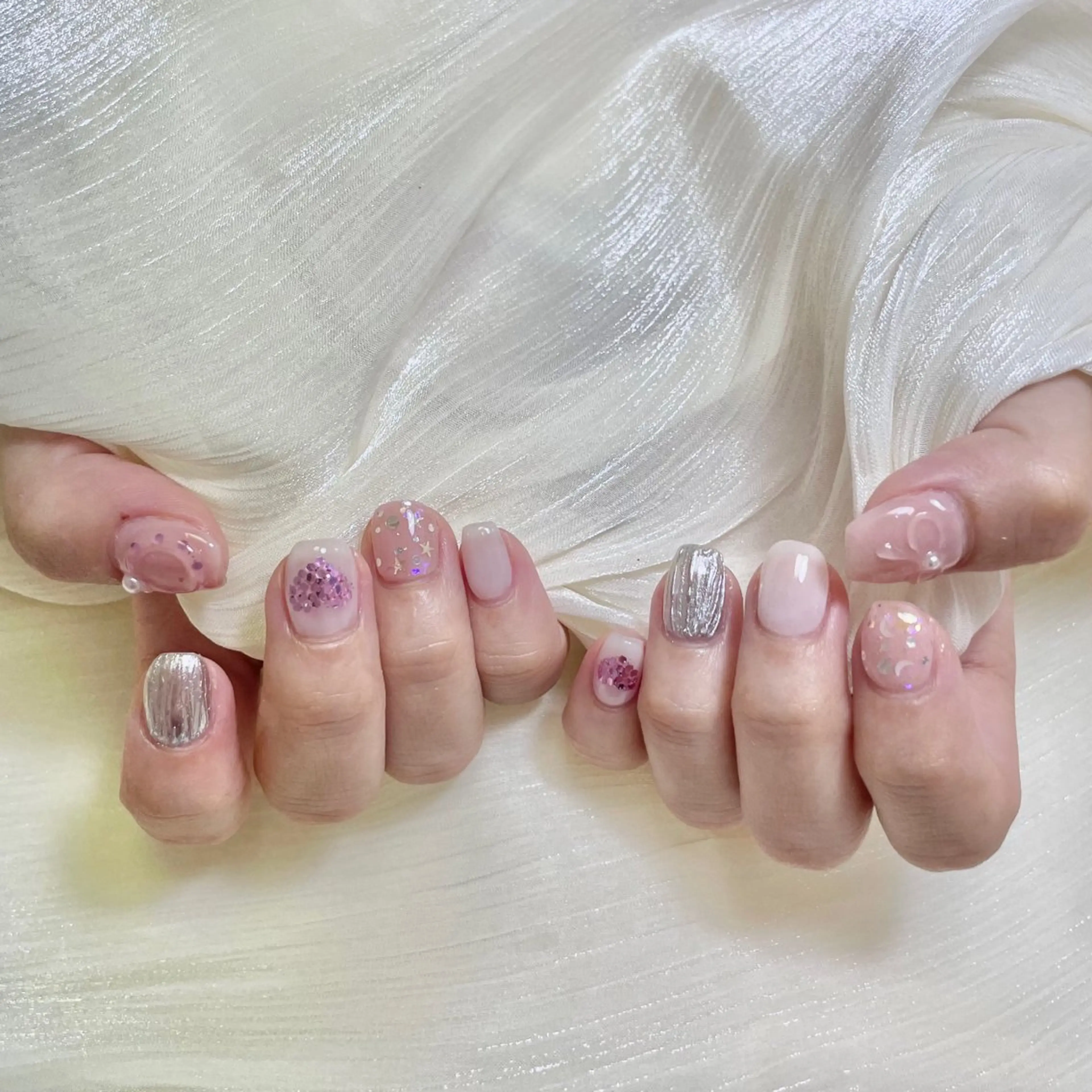 ネイル ハンドネイル ハンドケア 🍑 momo_nailのネイルデザイン