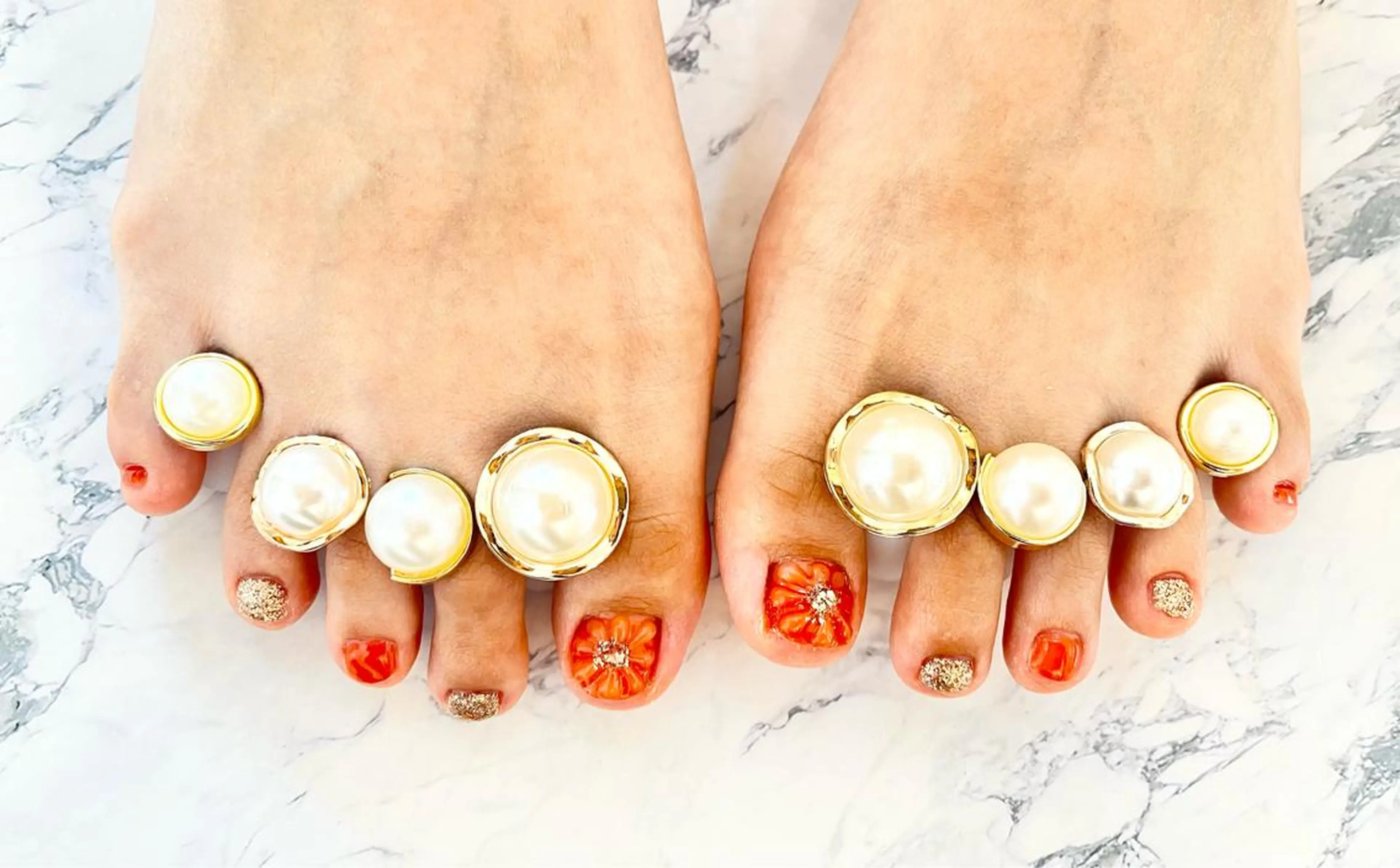 ネイル フットネイル Rosa NAILのネイルデザイン