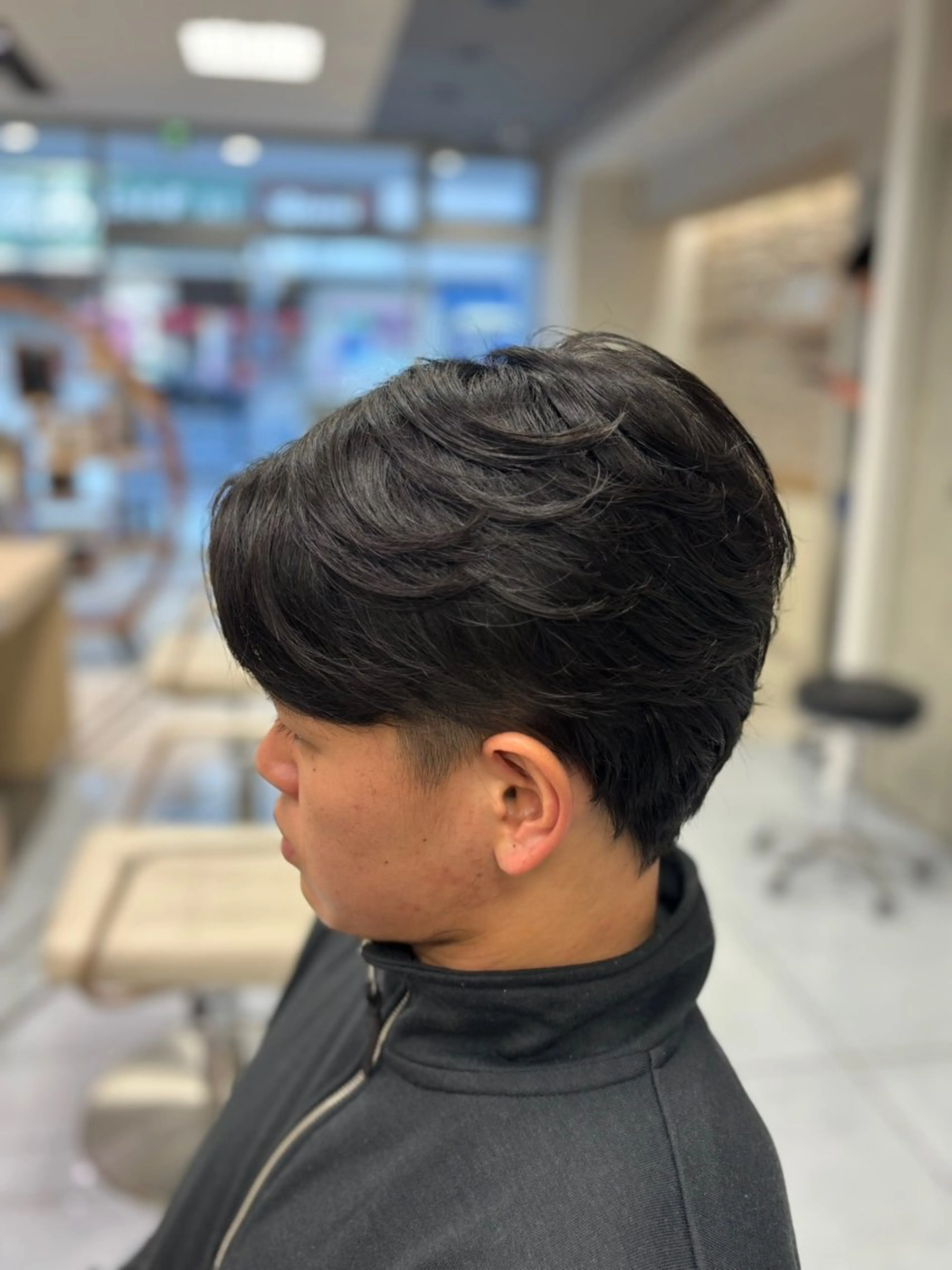 ショート パーマ メンズ カット パーマ メンズ特化韓国風 パーマスタイル/りんのヘアスタイル