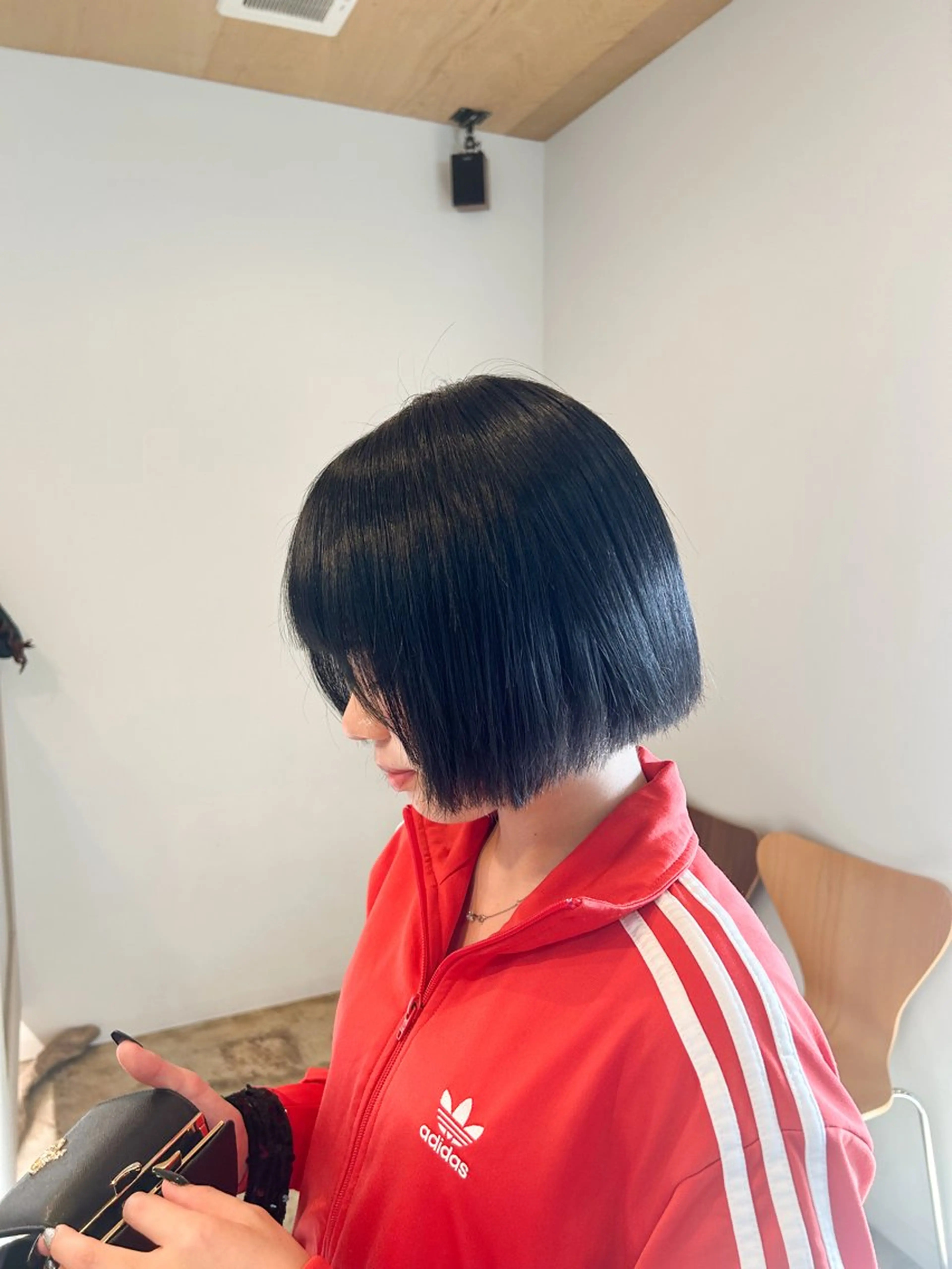ミディアム カラー ヘアカラー 川端 明莉のヘアスタイル
