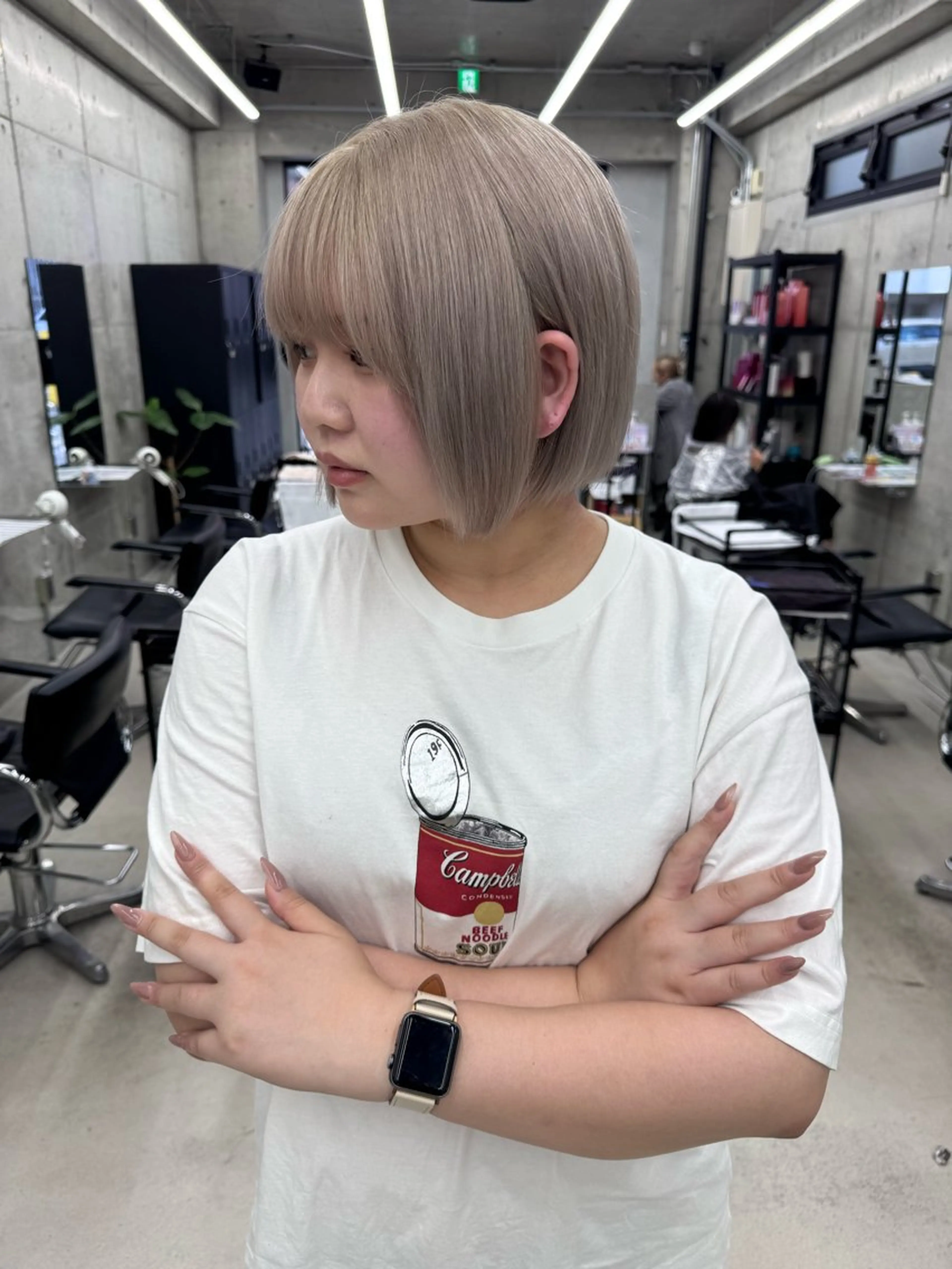 カラー ヘアカラー 和木坂 日美のヘアスタイル