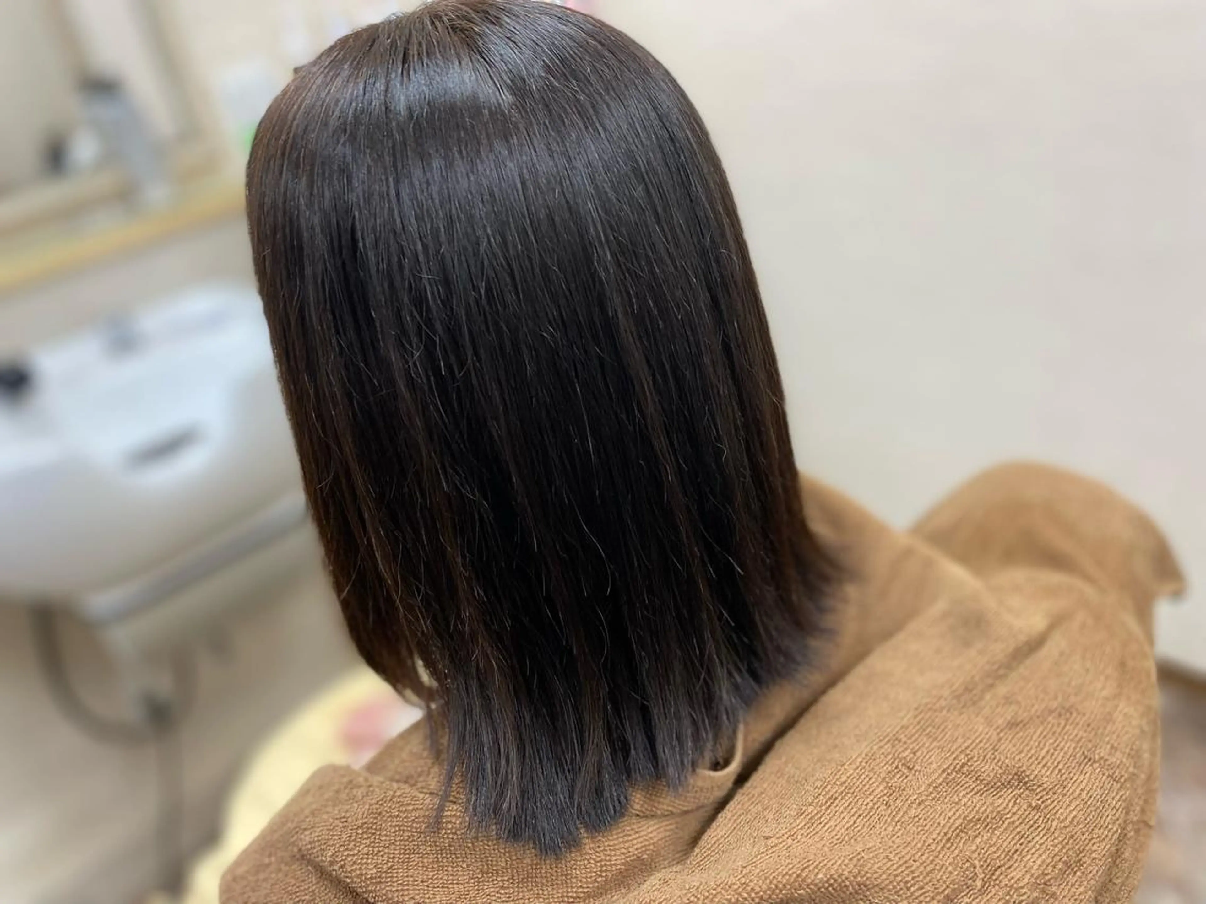 ミディアム カット 縮毛矯正 トリートメント Hair Salon GoTo所属・後藤 征信のヘアスタイル