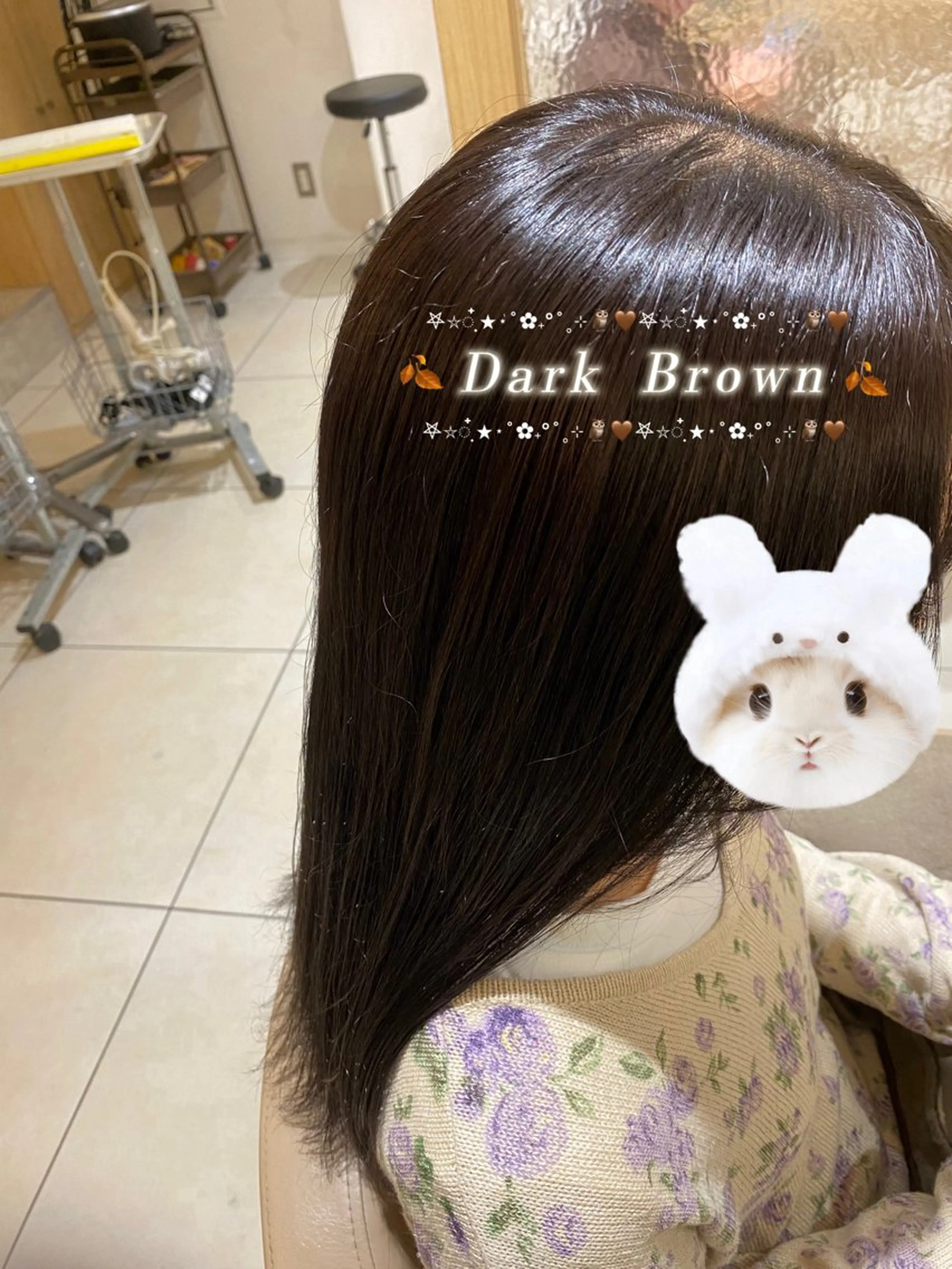 ミディアム ヘアカラー 透明感カラー特化/ 髪質改善/ちなのヘアスタイル