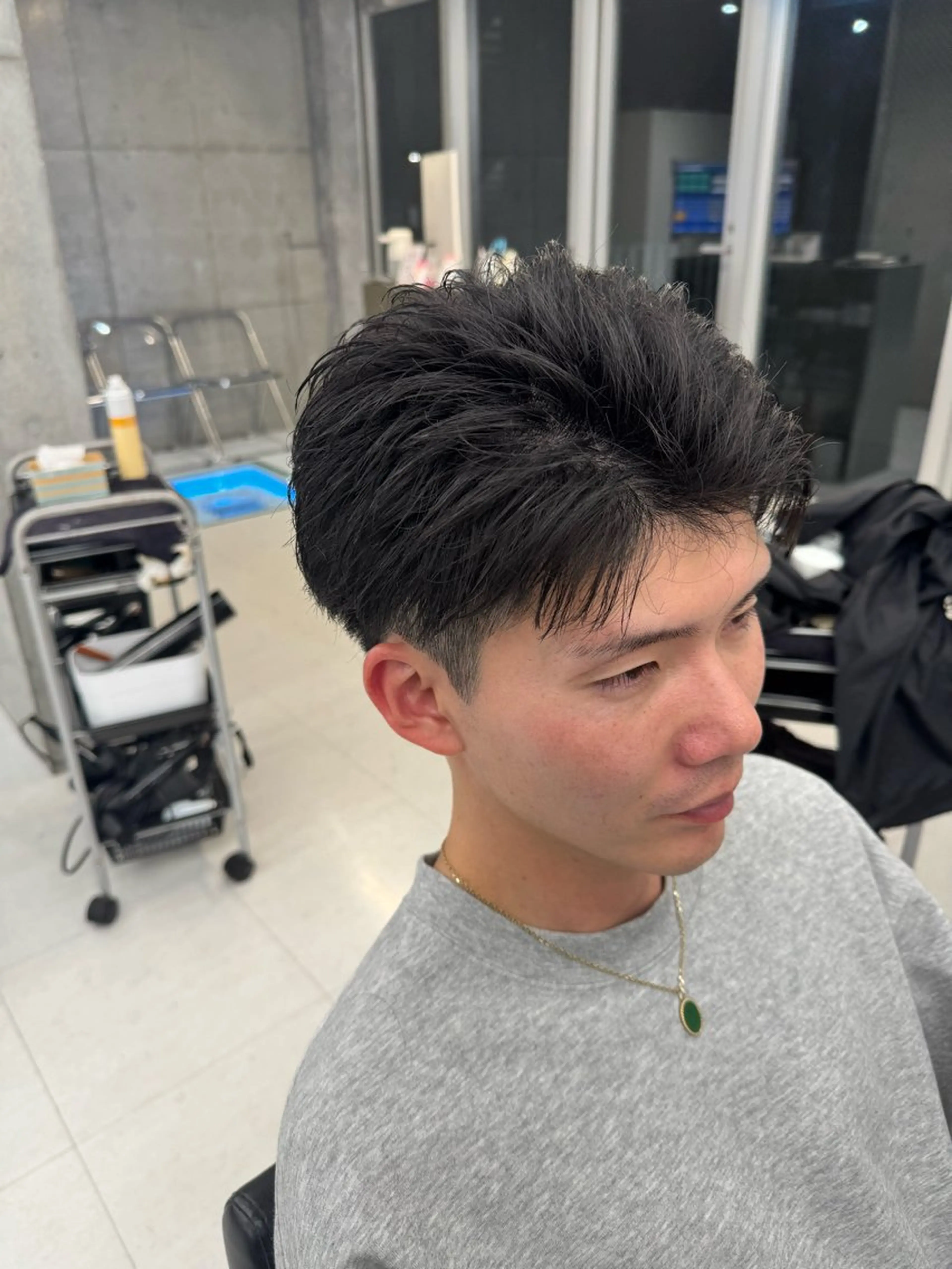 ショート メンズ カット カットパーマ縮毛矯正 特化こ〜へいのヘアスタイル