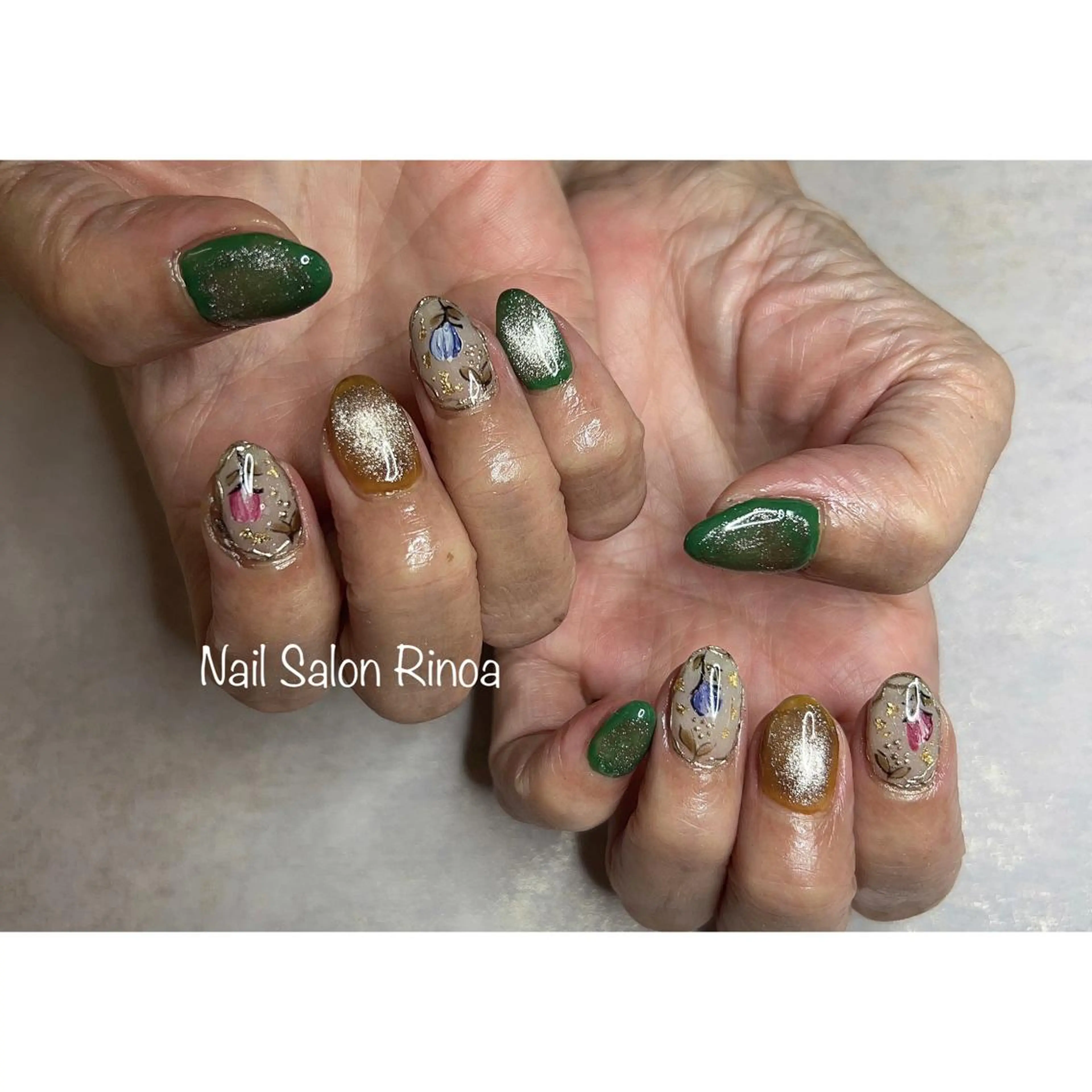ネイル ハンドネイル フットネイル Nail Salon Rinoaのネイルデザイン