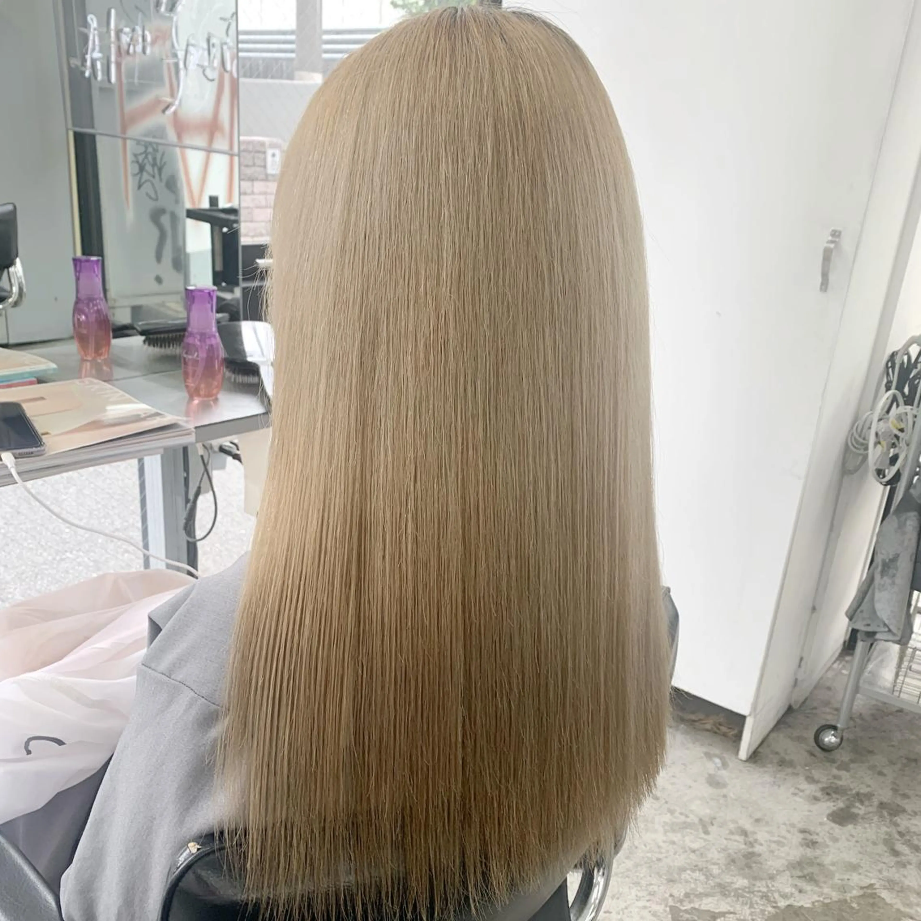 ロング 色落ちまで可愛い 透明感🔅KANTAのヘアスタイル