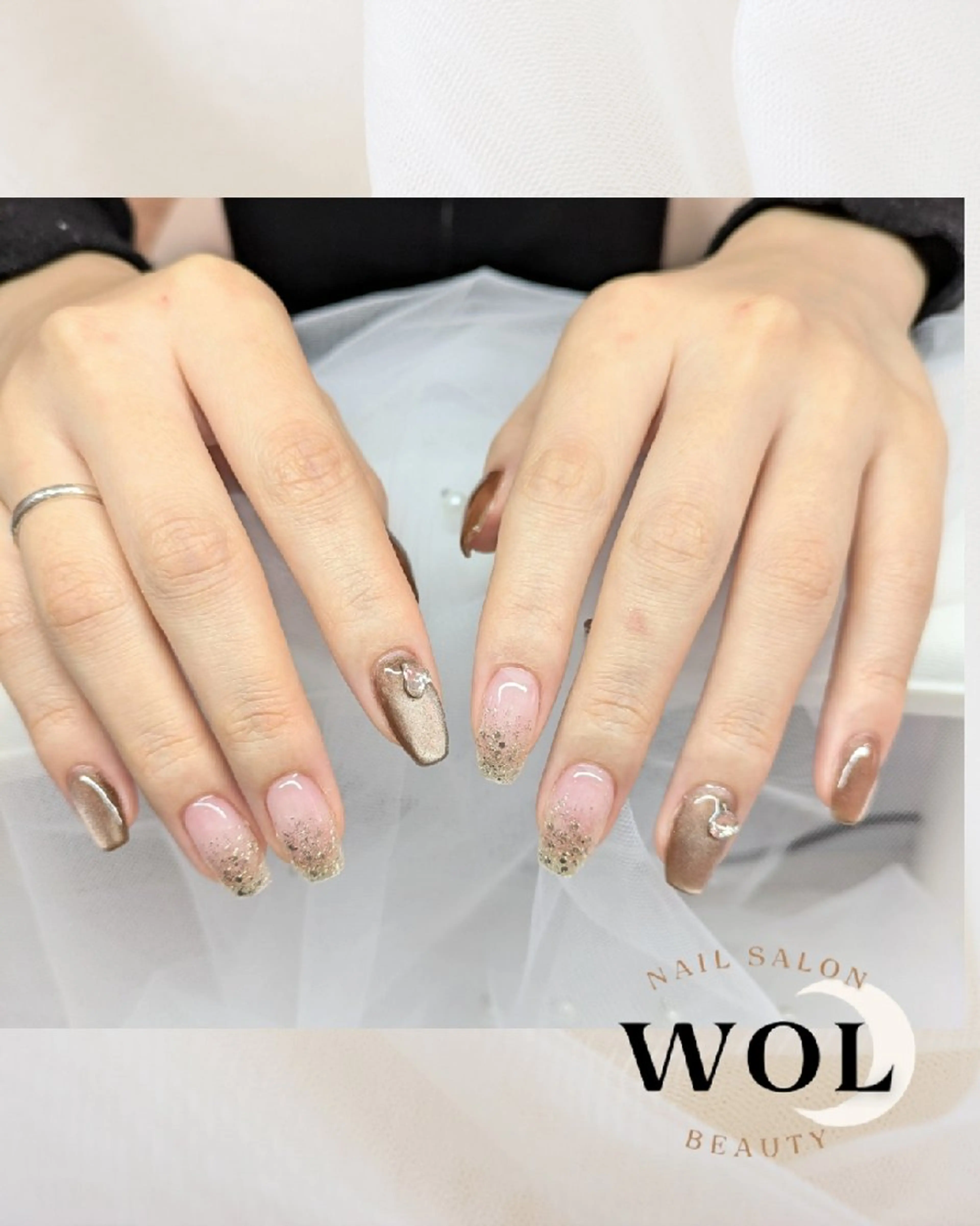 ネイル ハンドネイル nailsalon🌙WOL所属・WOL🌙 momokoのネイルデザイン
