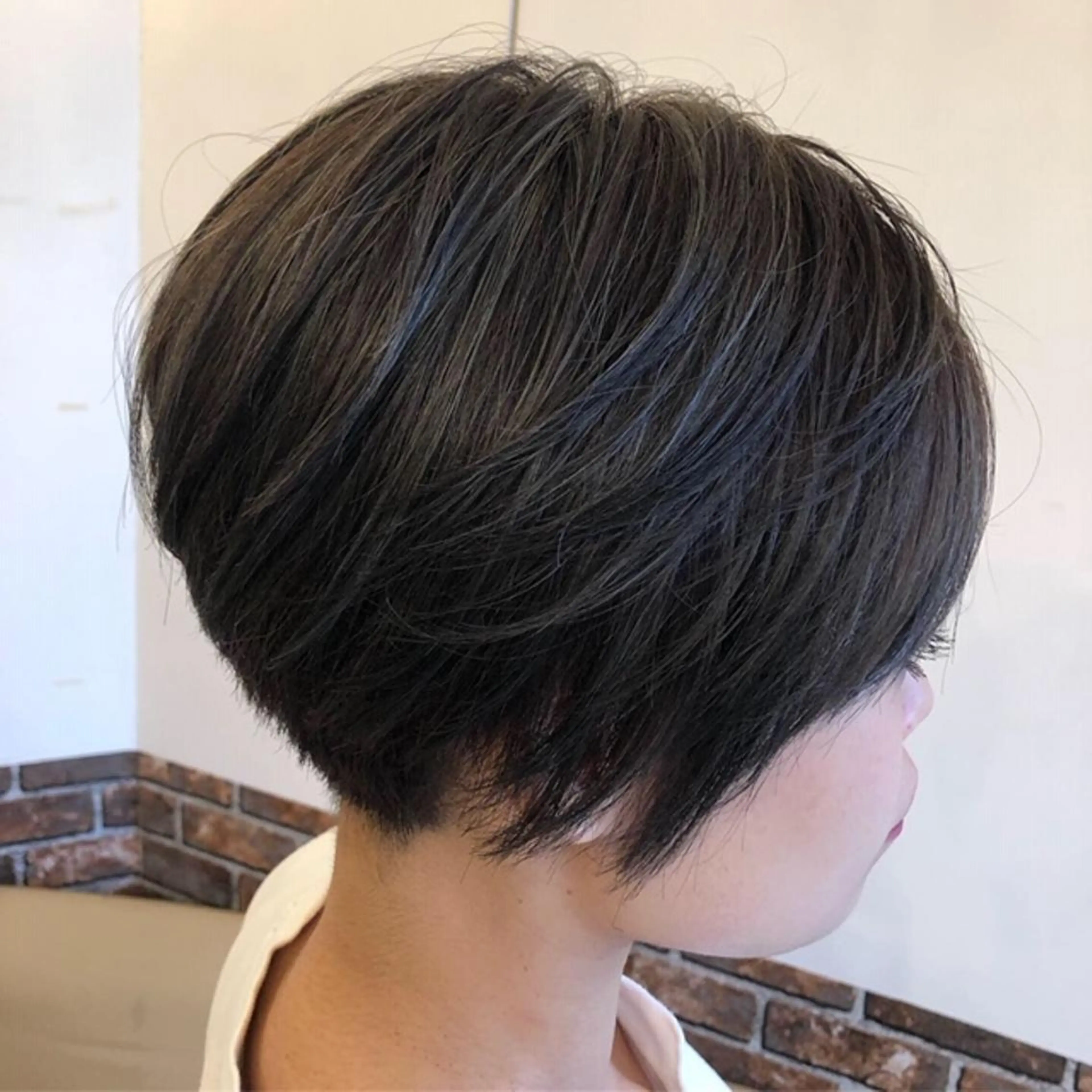 ショート カラー ショートボブ グレージュ ボブ ショートヘア 🟦西荻窪ハイトーン 艶髪Yu-Ji🟦のヘアスタイル