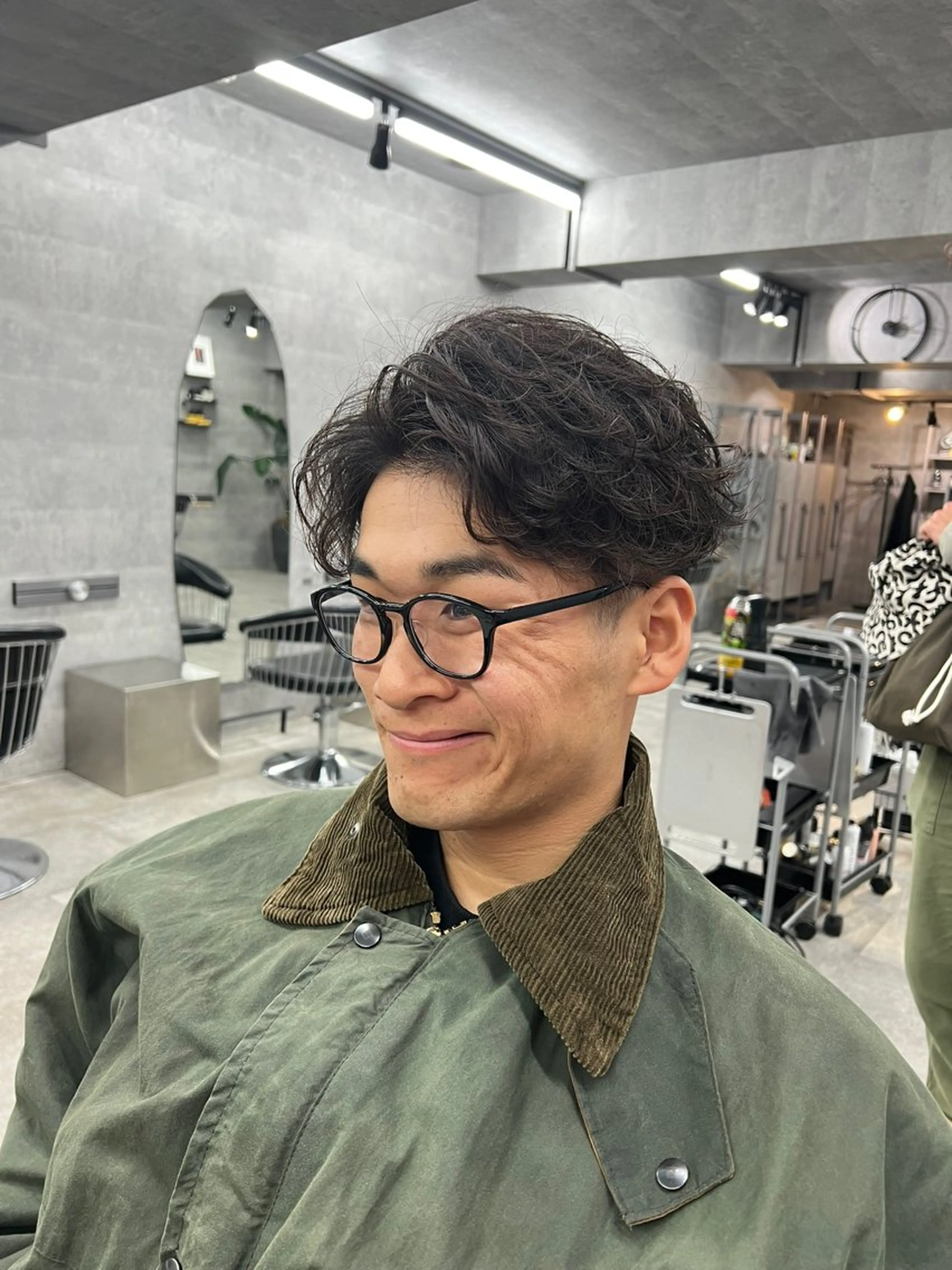 パーマ メンズ ビジネス メンズパーマ NOOS omotesando所属・あなたのお悩み改善" You"💚❤️💛のヘアスタイル