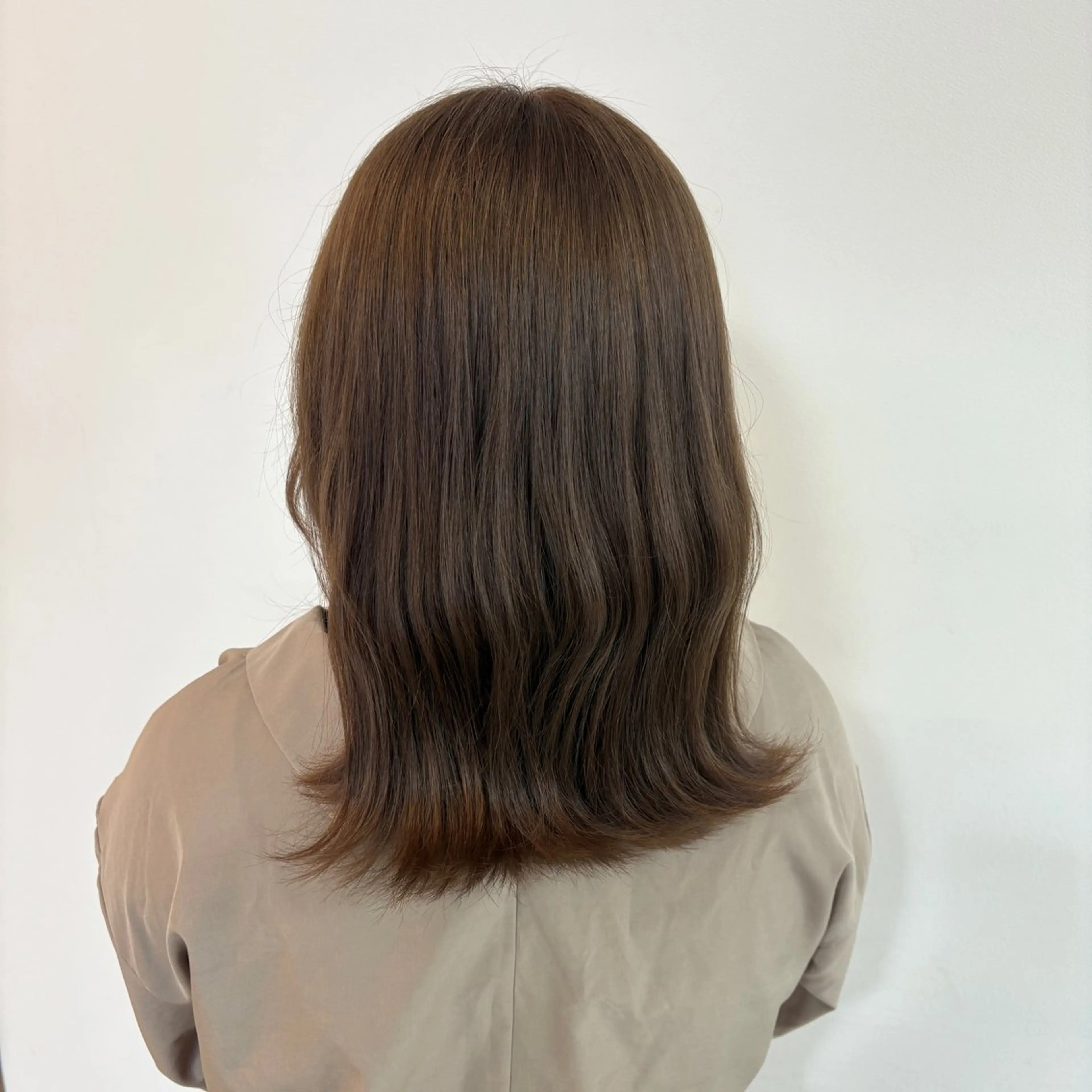 セミロング カラー ヘアカラー トリートメント 韓国ヘア🧸髪質改善 🧸きくちみさきのヘアスタイル