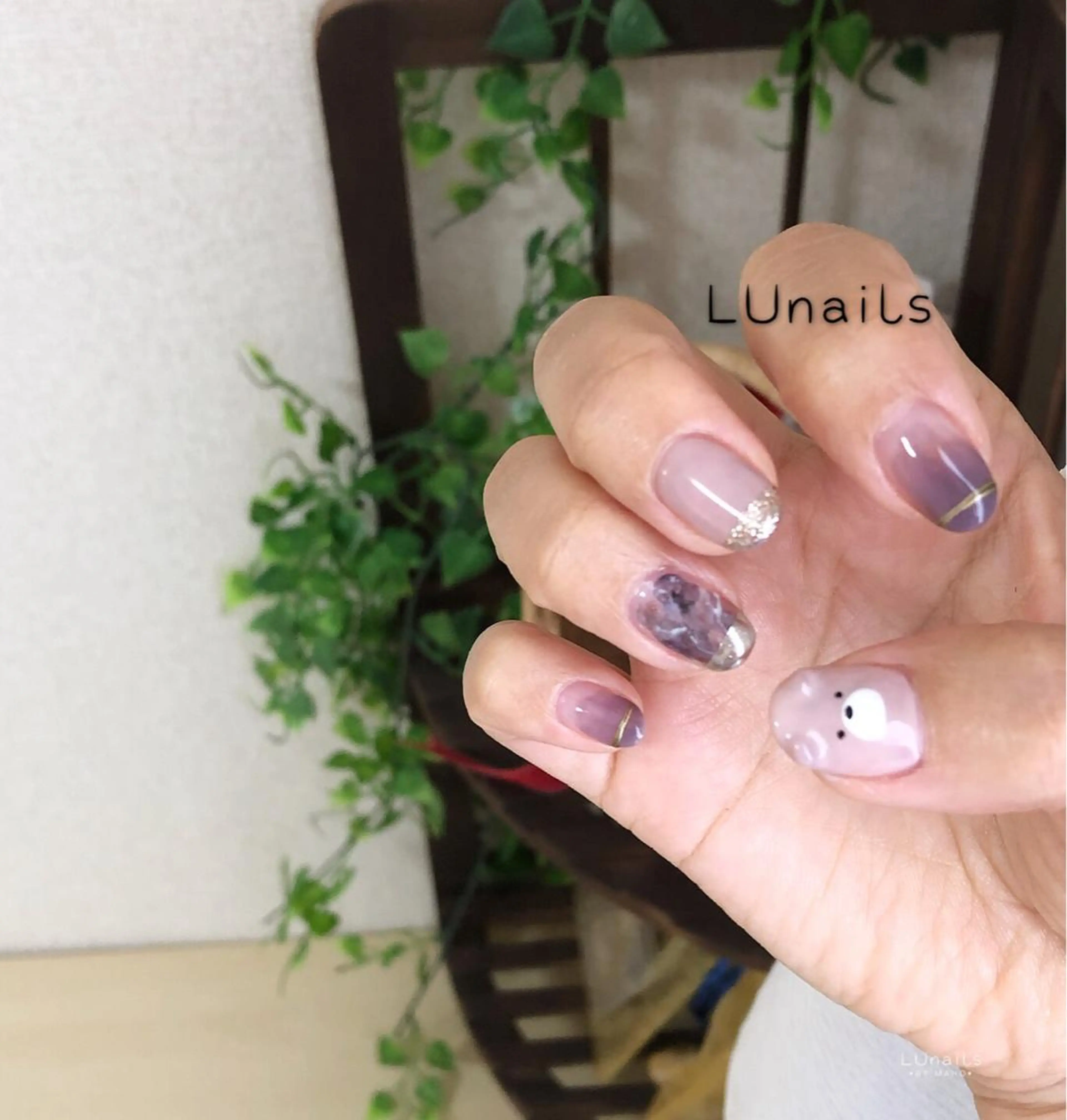 ネイル アートネイル LUnails MAHOのネイルデザイン