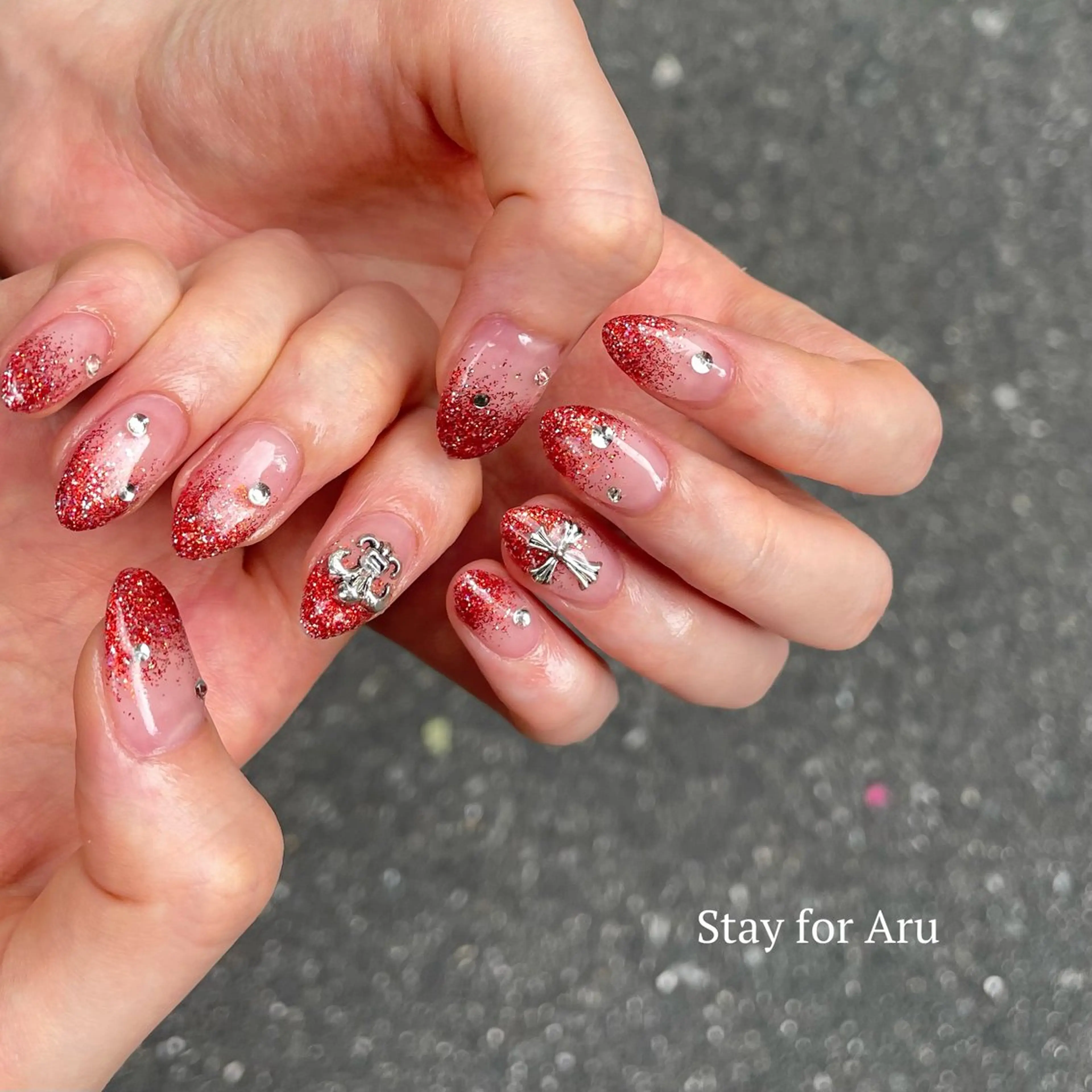 💅🏻【ハンド】グラデーションネイル(他店オフ代無料🩵)の写真