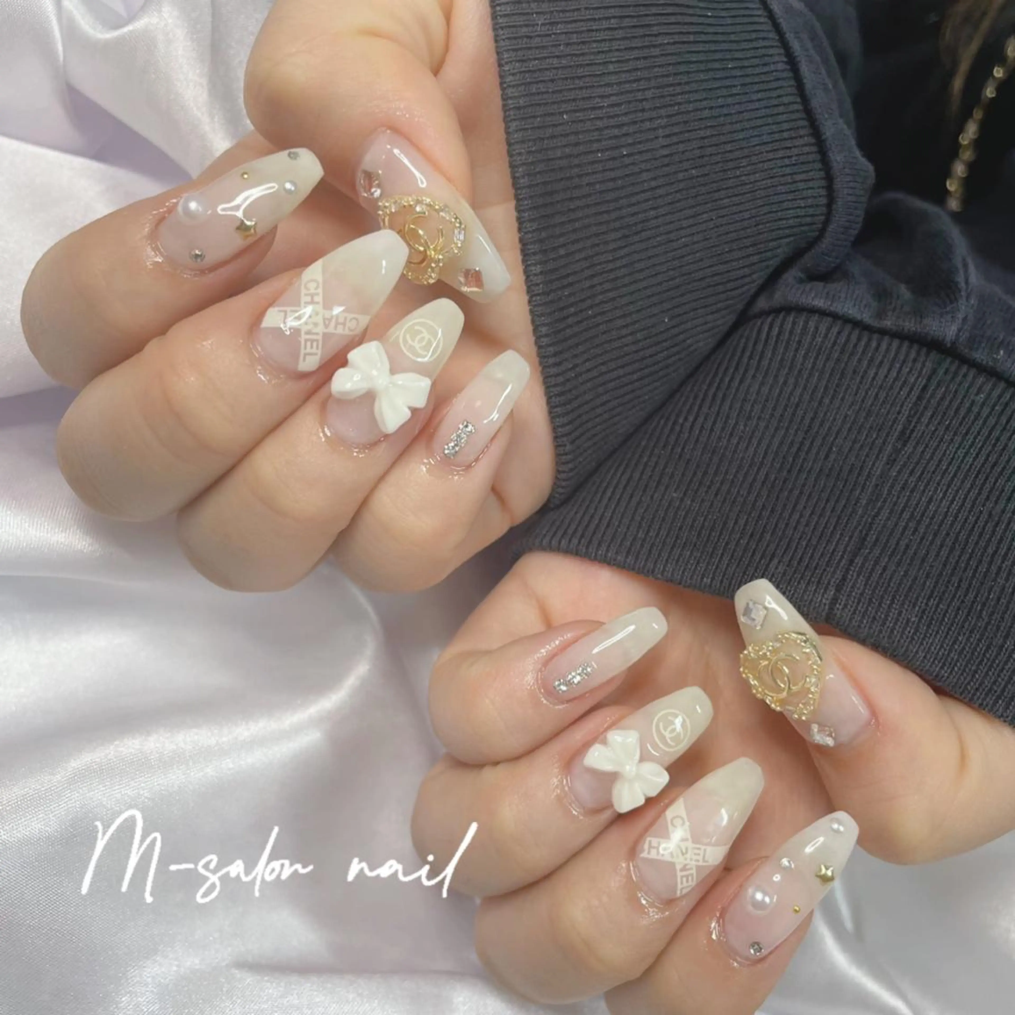 ネイル ハンドネイル 韓国/網紅/パーツ M-salonのネイルデザイン