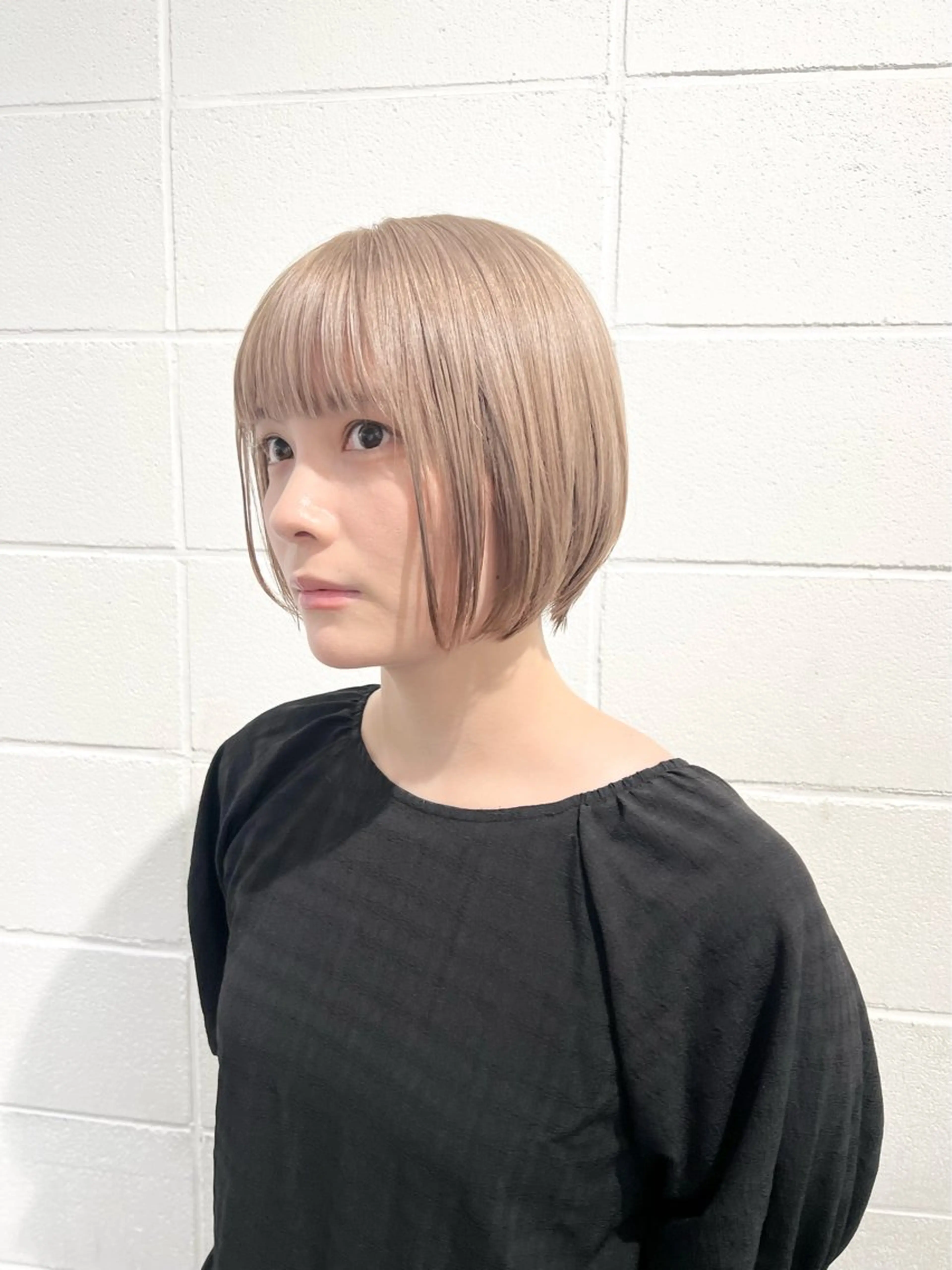 ショート カラー カット ヘアカラー トリートメント HARU//原宿🤍 リピート率NO.1のヘアスタイル