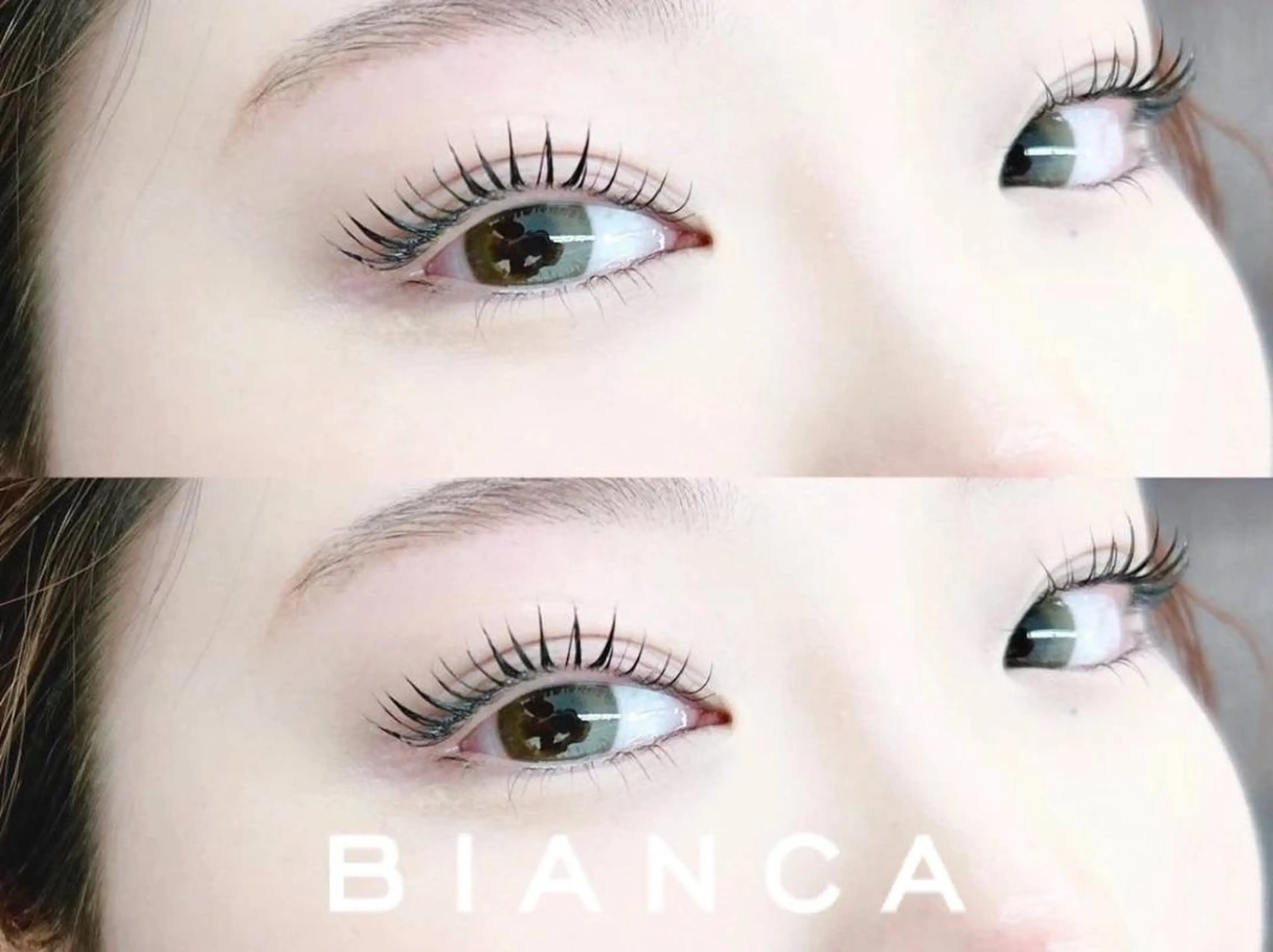 マツエク・マツパ 束感まつ毛 韓国風マツエク まつげパーマ マツパ Bianca 神楽坂 岩田のマツエク・マツパデザイン