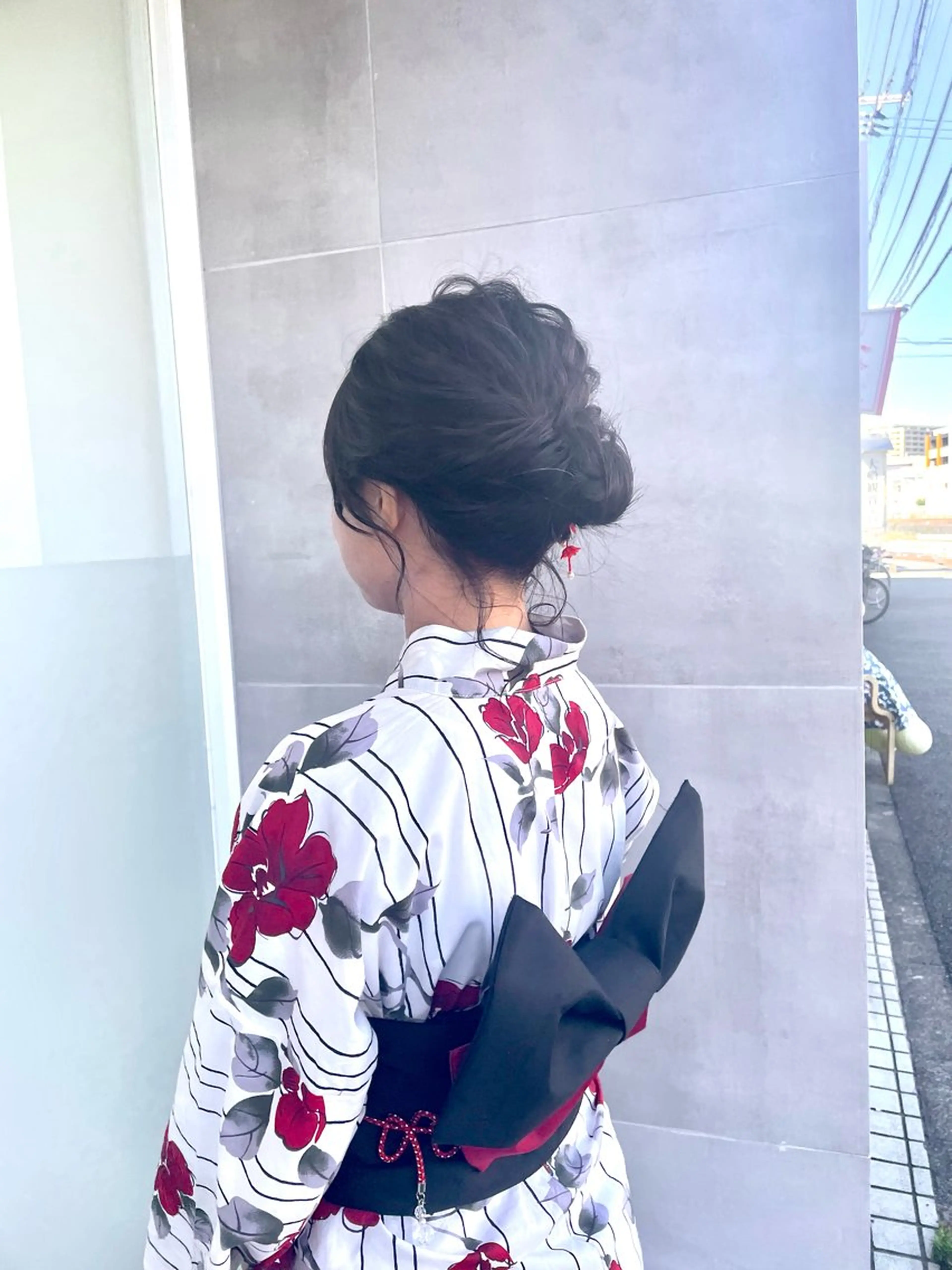 セミロング 着付け このみ/髪質改善 /ヘアアレンジ🫧のヘアスタイル
