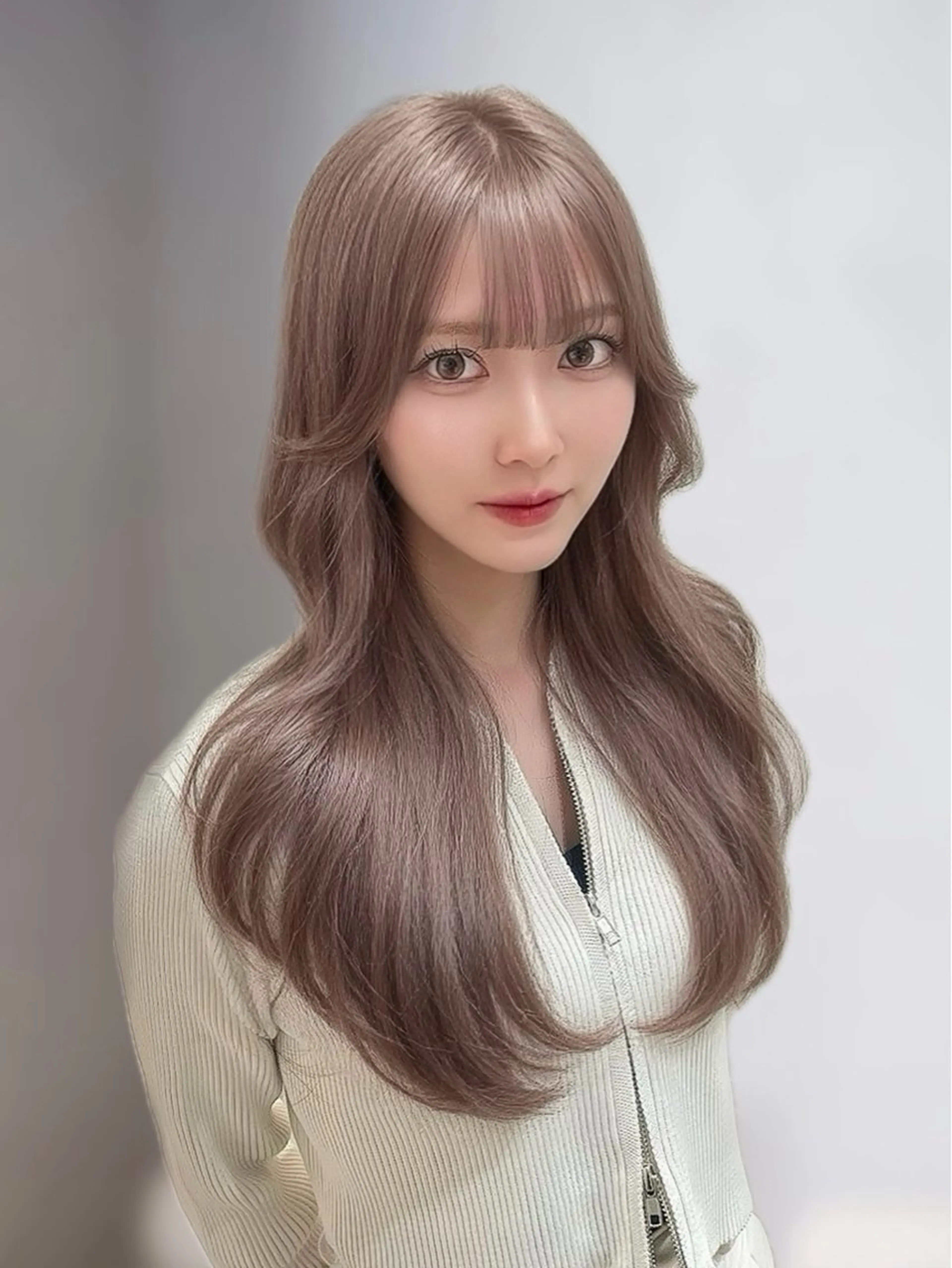 ロング カラー ヘアカラー トリートメント MIRAC所属・Ryoichi⛓️ 韓国ヘア/ハイトーンのヘアスタイル