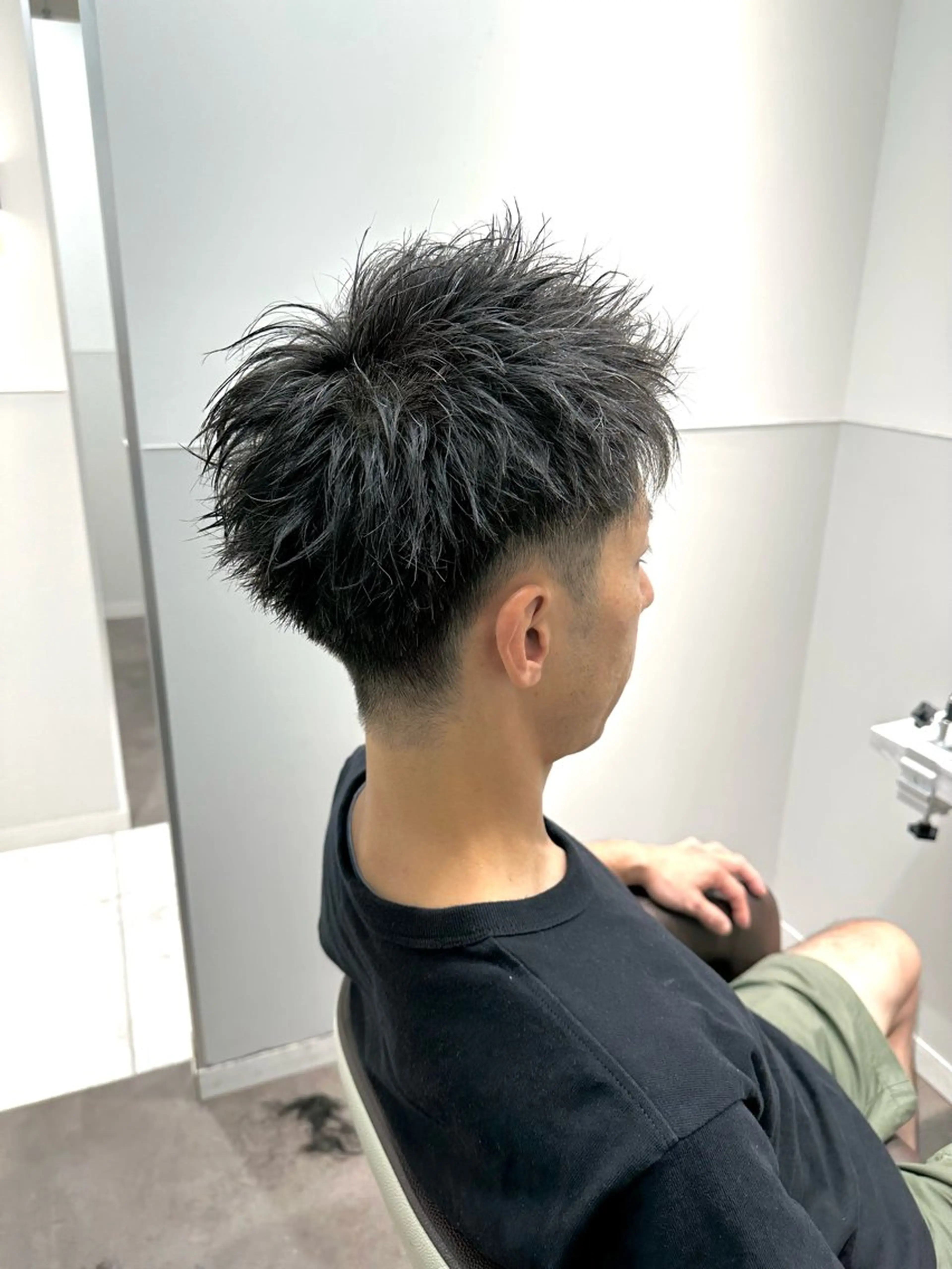 ショート メンズ アップバング ショートヘア カット SALOWIN大宮所属・SALOWIN大宮 /KYOHEI✂️のヘアスタイル