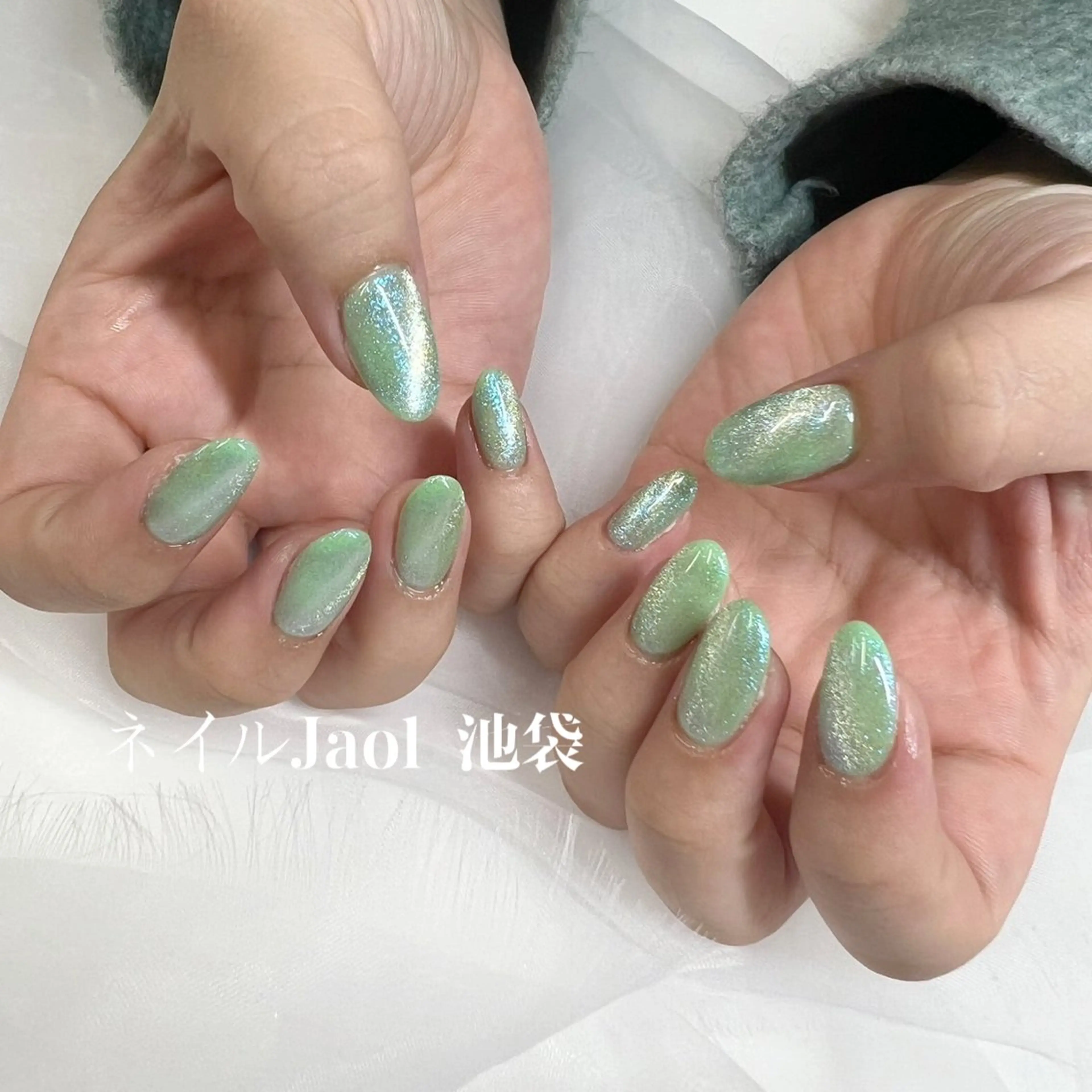 ミディアム ハンドネイル nail jaol池袋店所属・ネイルJaol 池袋のネイルデザイン