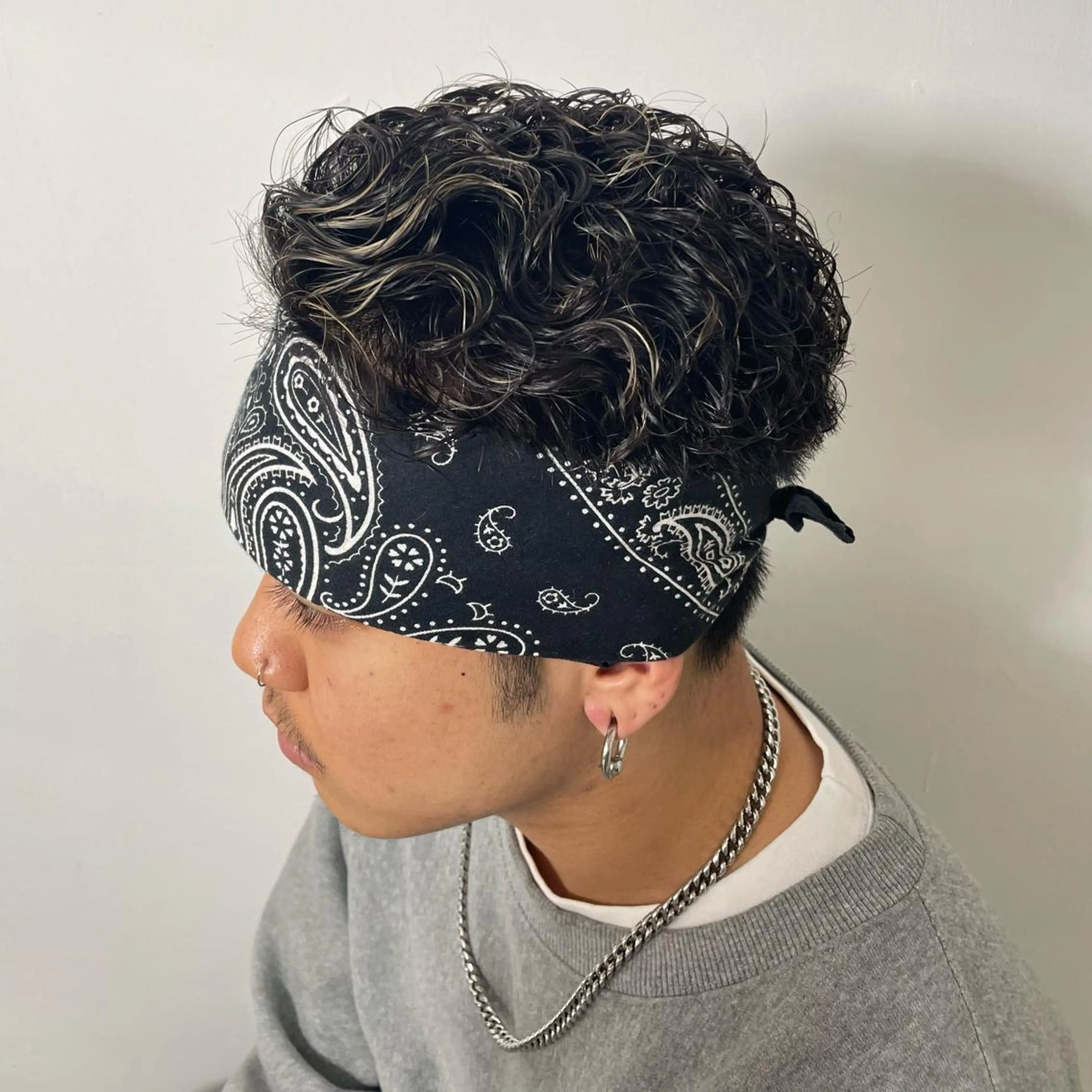 ショート パーマ メンズ カット パーマ トリートメント 【柏メンズパーマ職人 】店長　KAZUMAのヘアスタイル