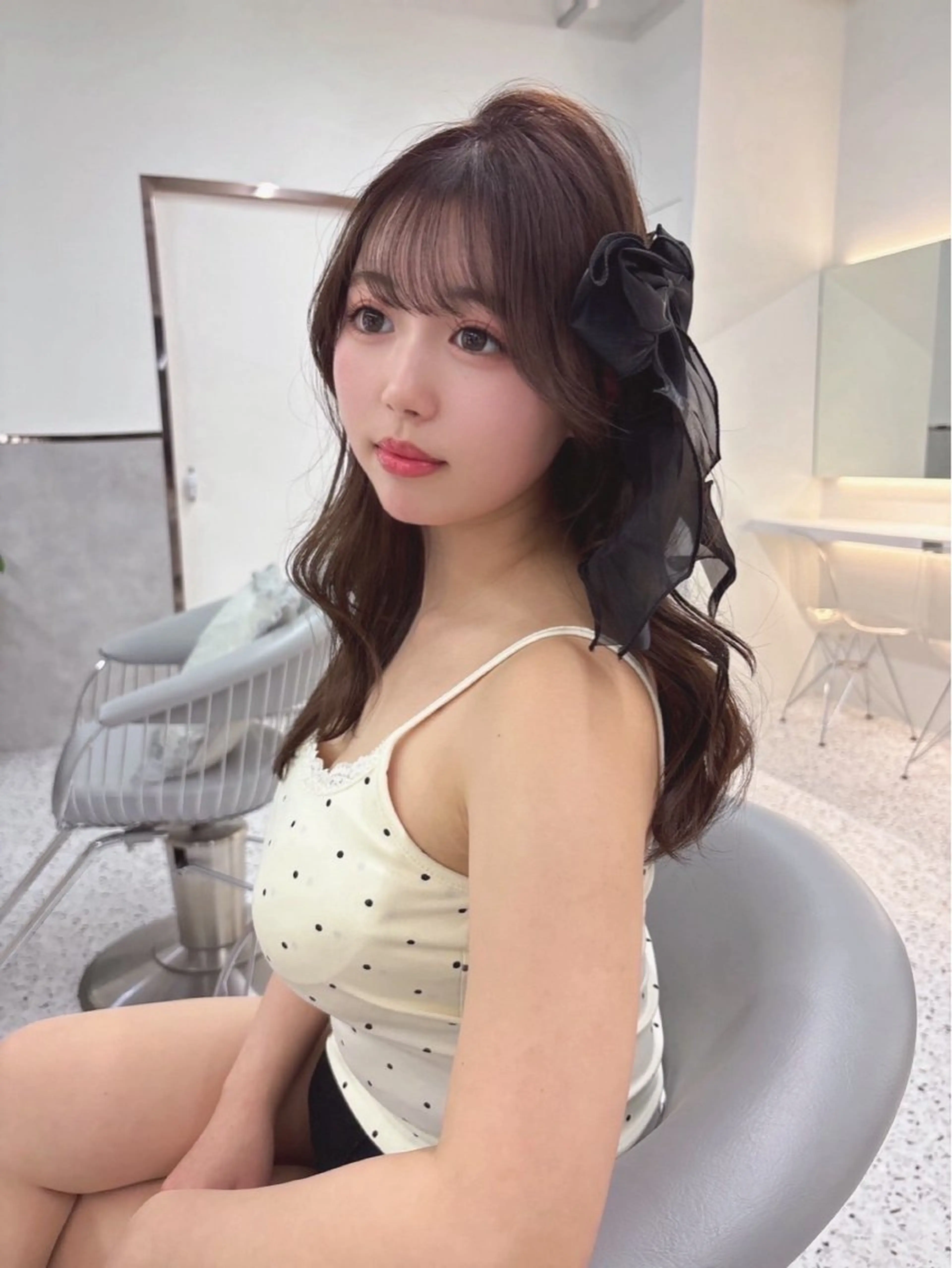 セミロング 髪質改善×韓国ヘアサロン Role 博多【ロール】所属・yui🎀ブリーチ なしWカラー／博多のヘアスタイル